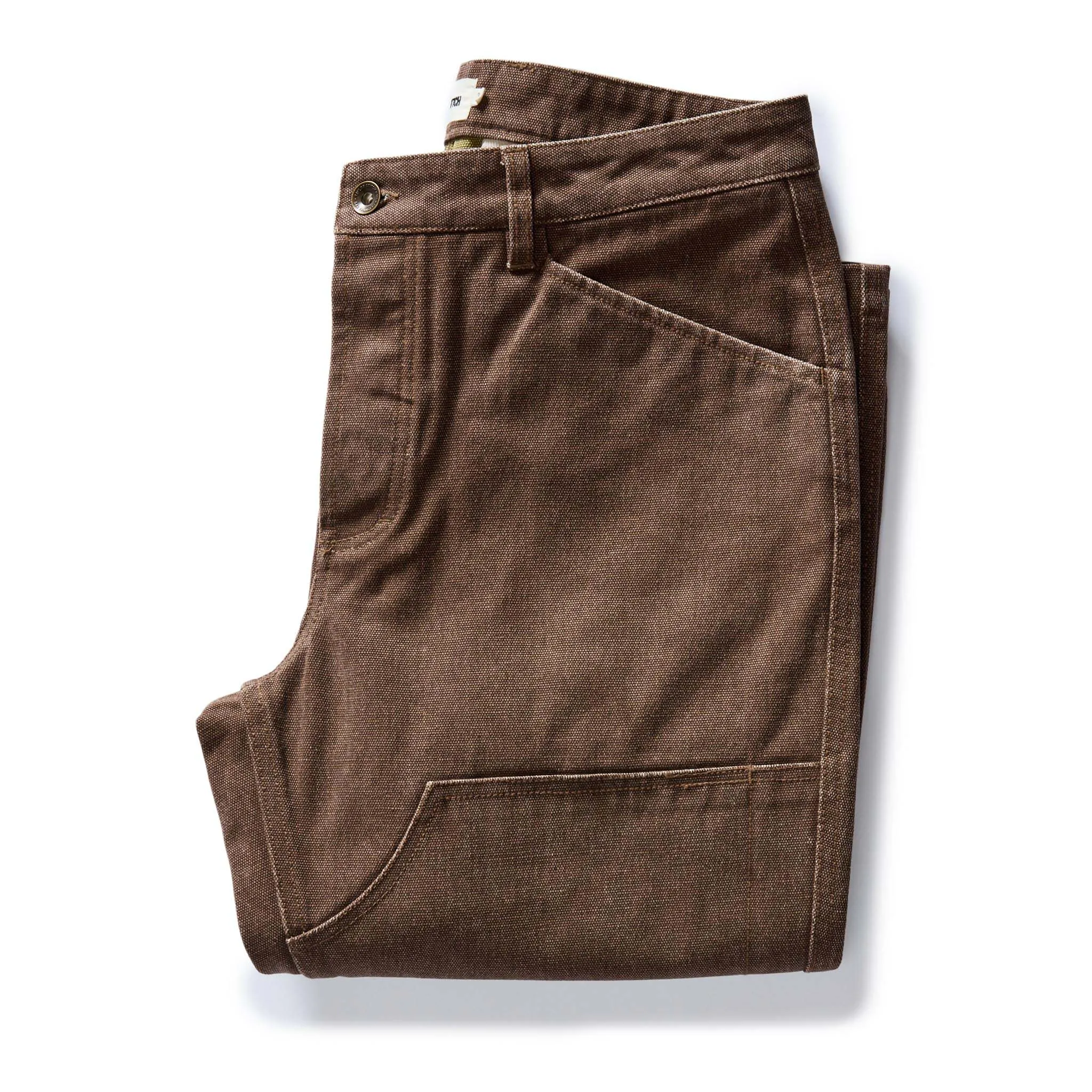 ★Odd Studio★ Pigment Cover Stitch Pants BROWN Designer fashion, Seoul-fully created | W Concept
