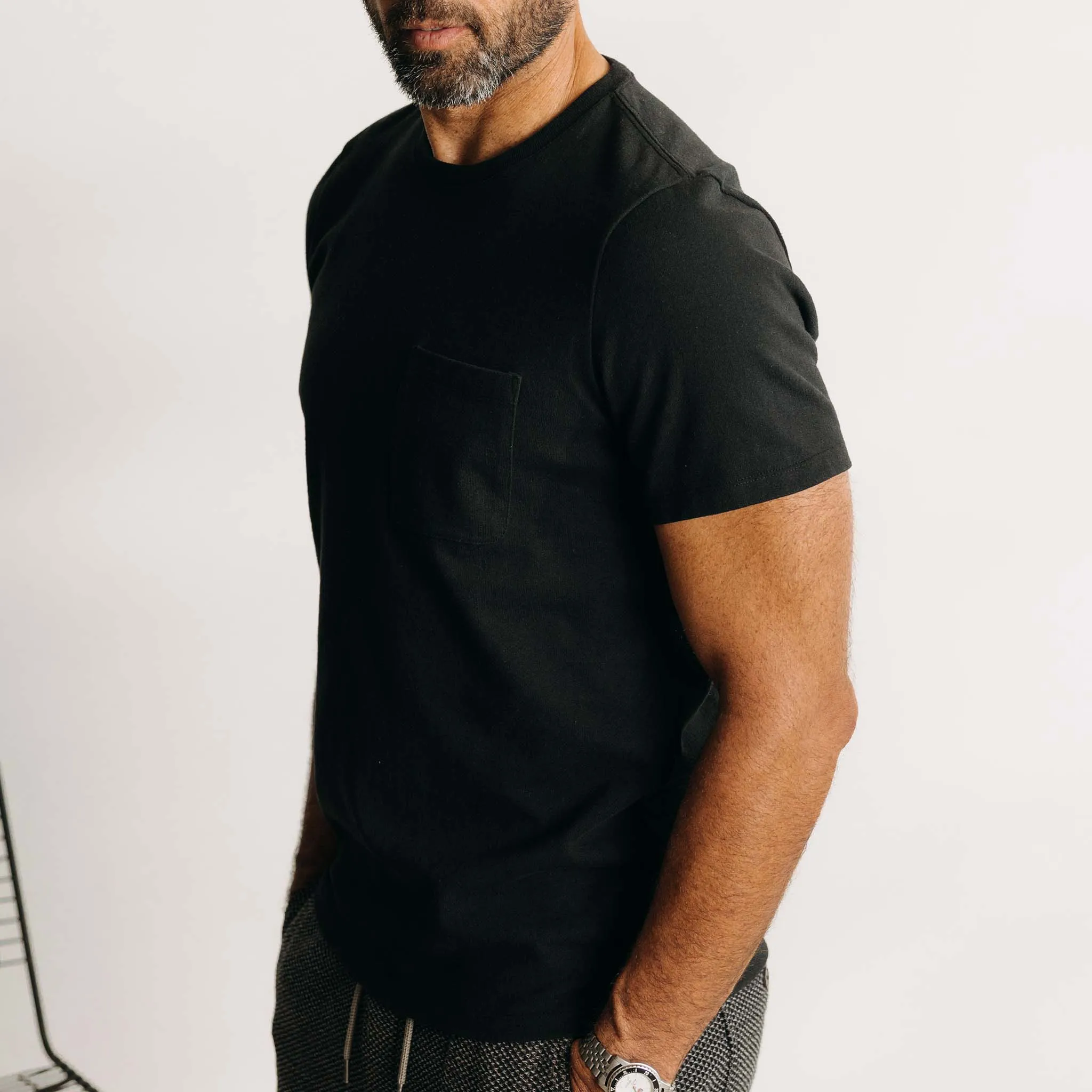 The Heavy Bag Tee in Black sold by Taylor Stitch product image thumbnail 3