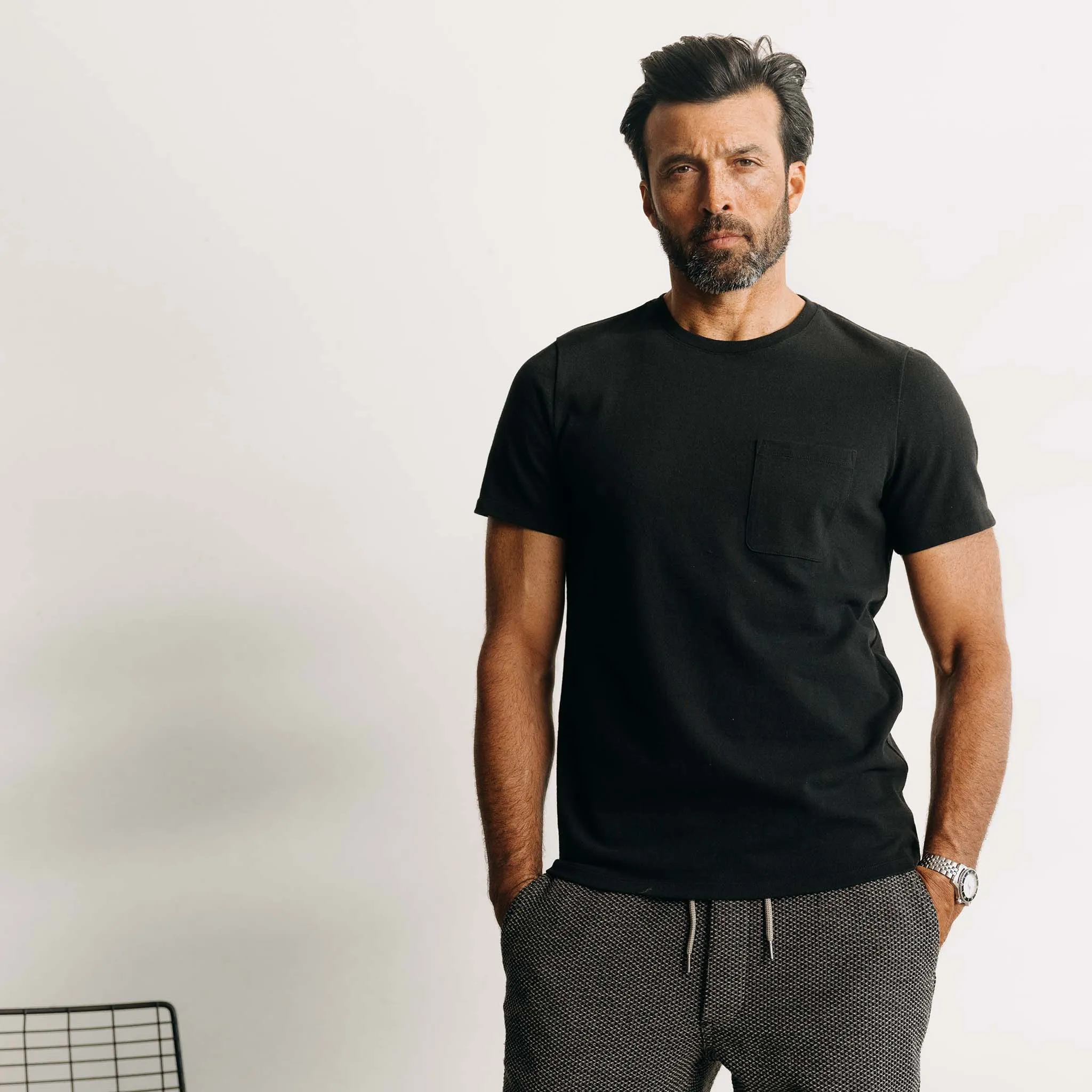 The Heavy Bag Tee in Black sold by Taylor Stitch product image thumbnail 2