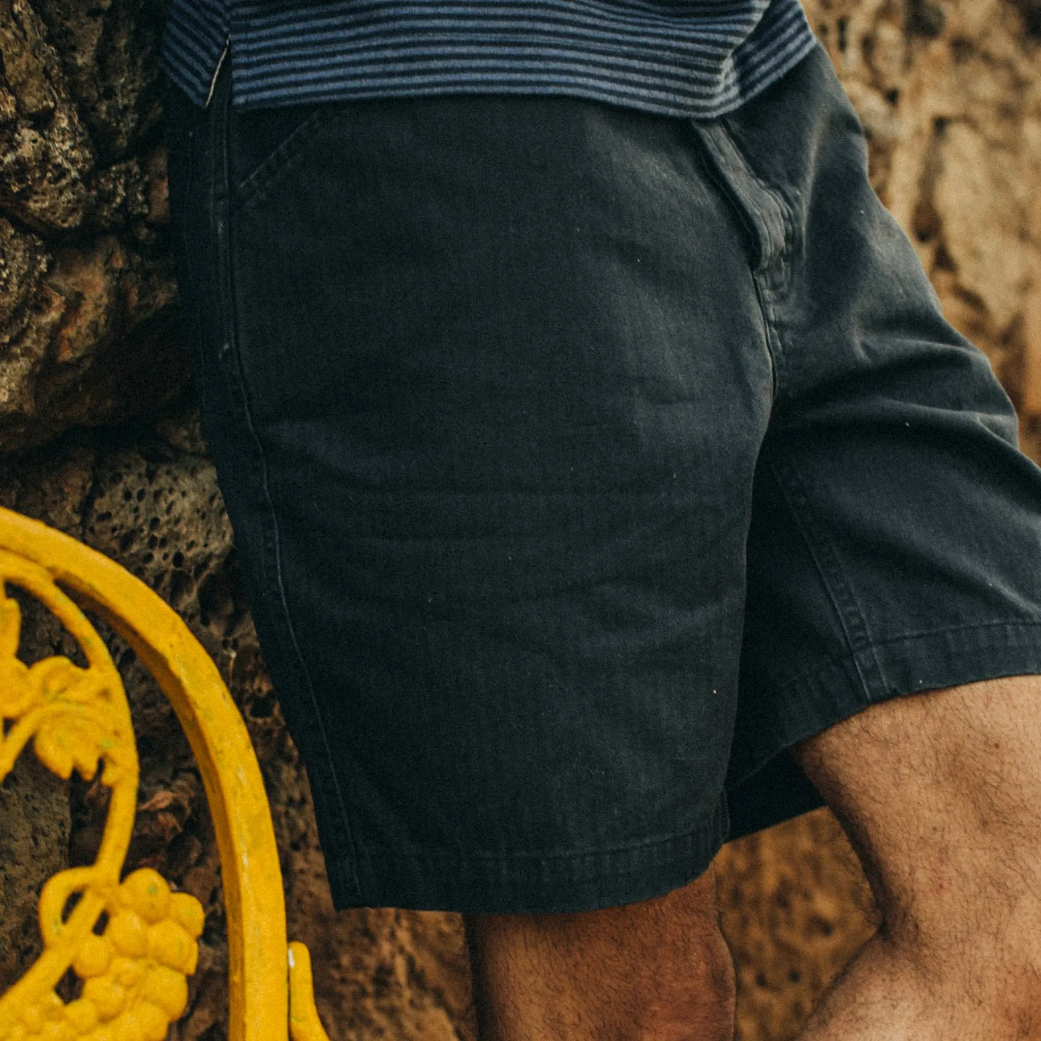 The Camp Short in Navy Herringbone sold by Taylor Stitch product image thumbnail 3