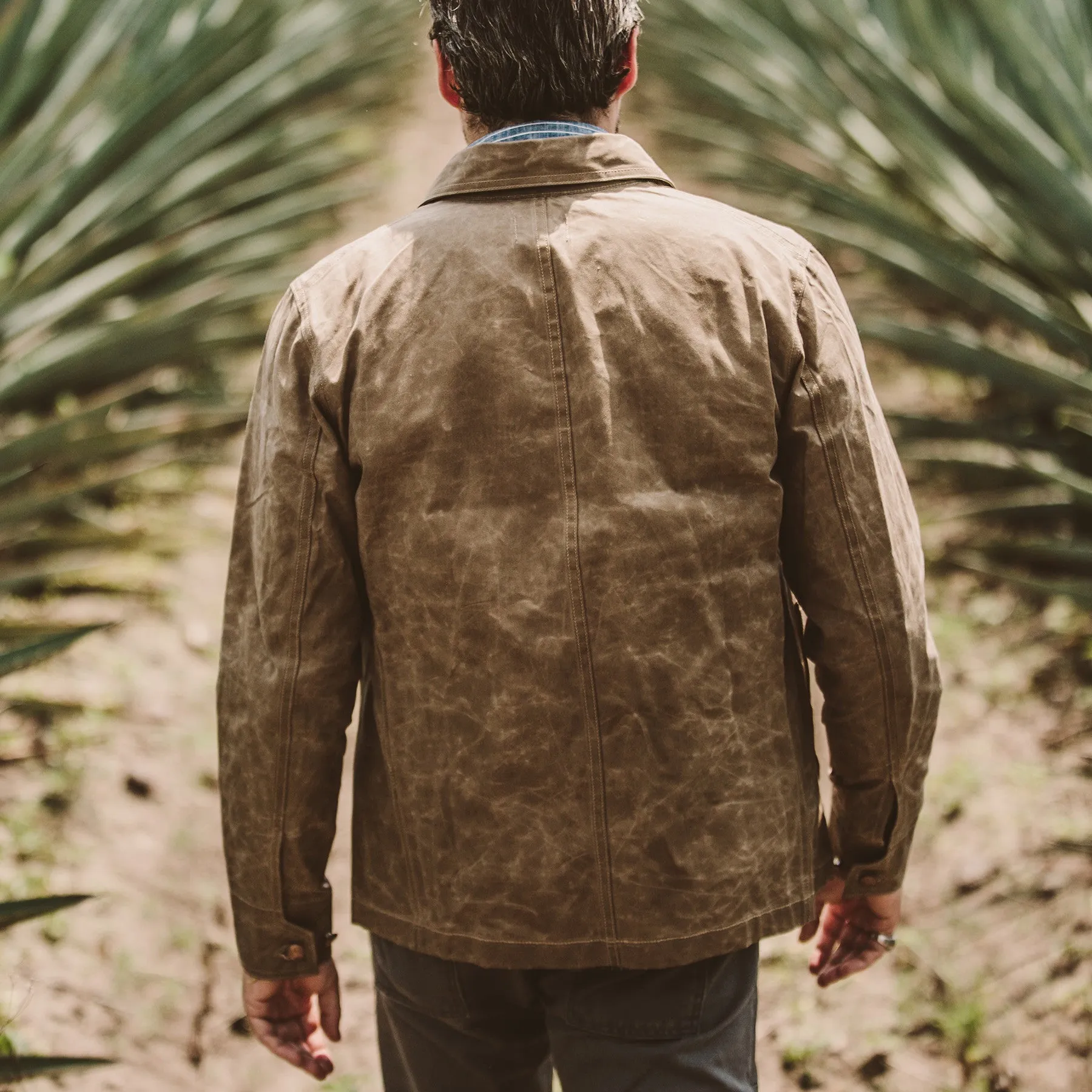 The Project Jacket in Field Tan Beeswaxed Canvas sold by Taylor Stitch product image thumbnail 3