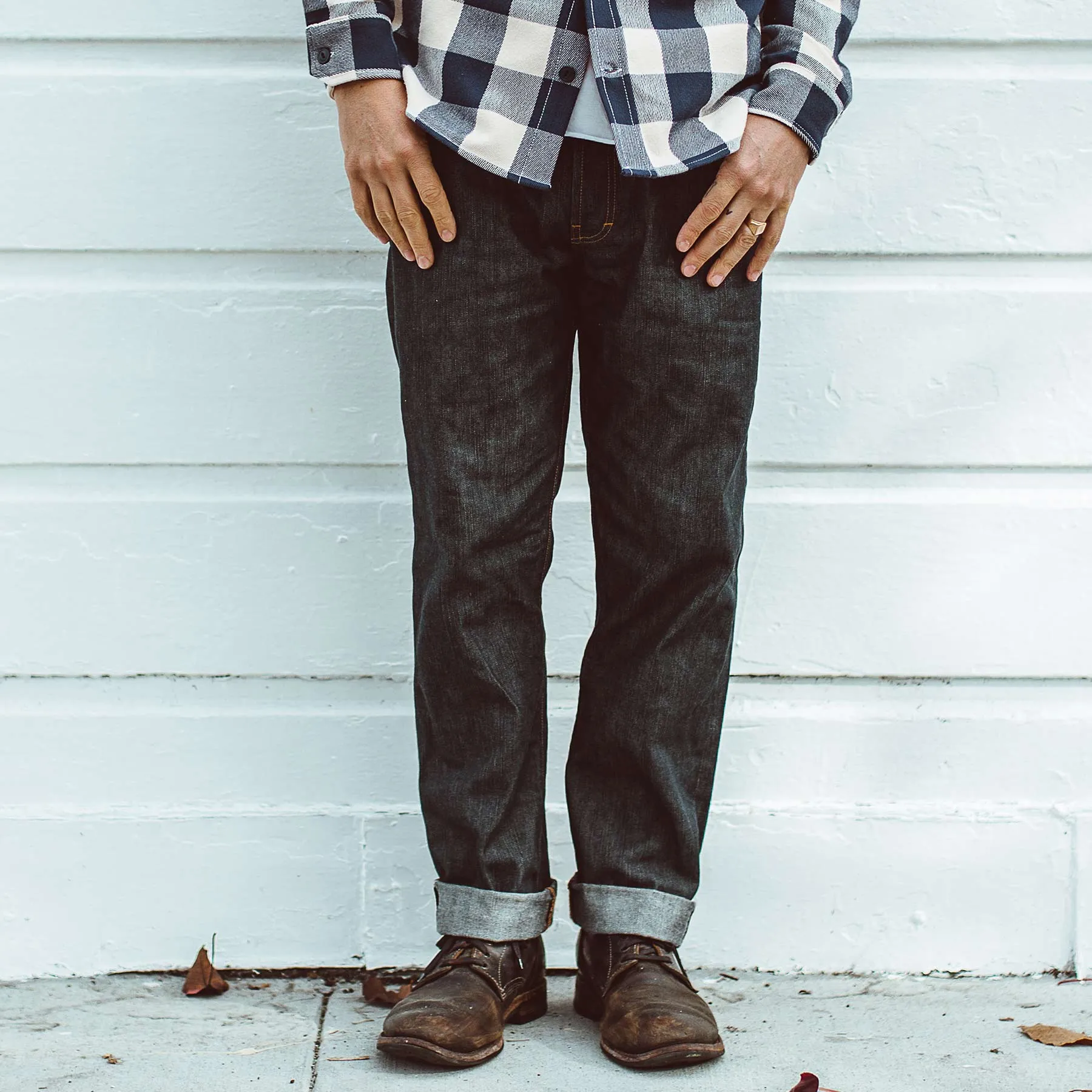 The Democratic Jean in Kurabo Slub Denim sold by Taylor Stitch product image thumbnail 4