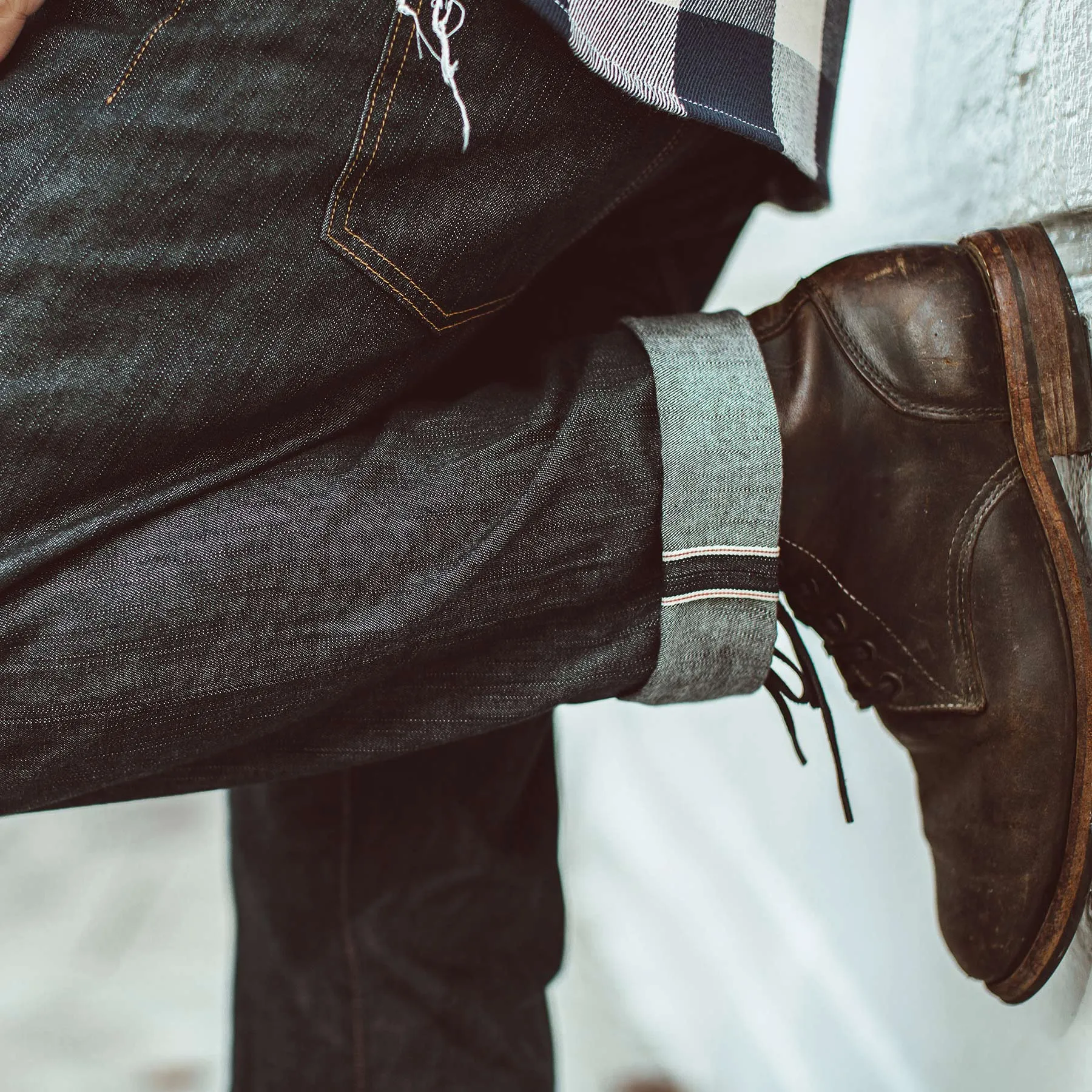 The Democratic Jean in Kurabo Slub Denim sold by Taylor Stitch product image thumbnail 5