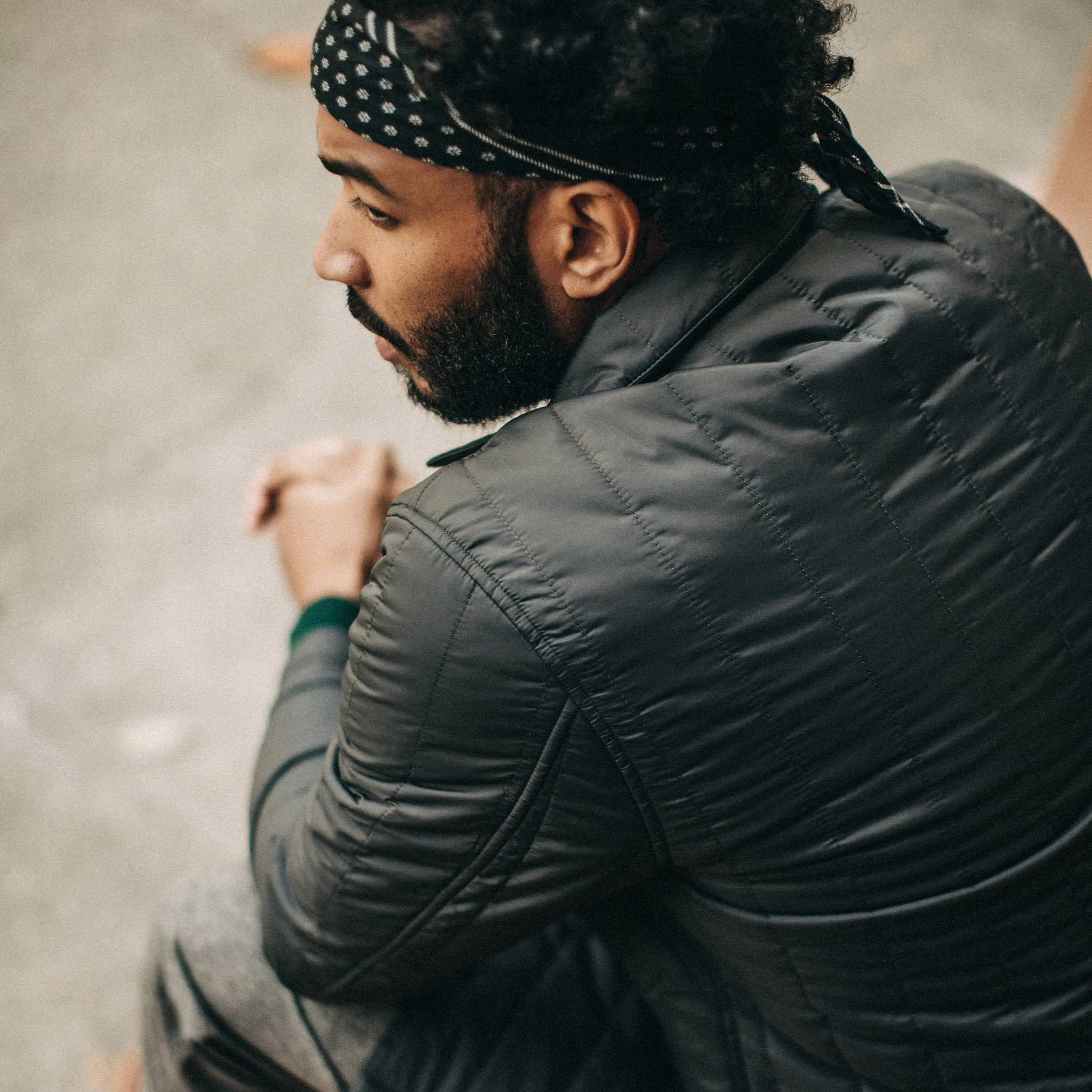 The Decker Jacket in Charcoal Quilt sold by Taylor Stitch product image thumbnail 5