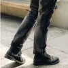 The Democratic Jean in Black 3-Month Wash Selvage sold by Taylor Stitch