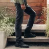 The Democratic Jean in Black 3-Month Wash Selvage sold by Taylor Stitch