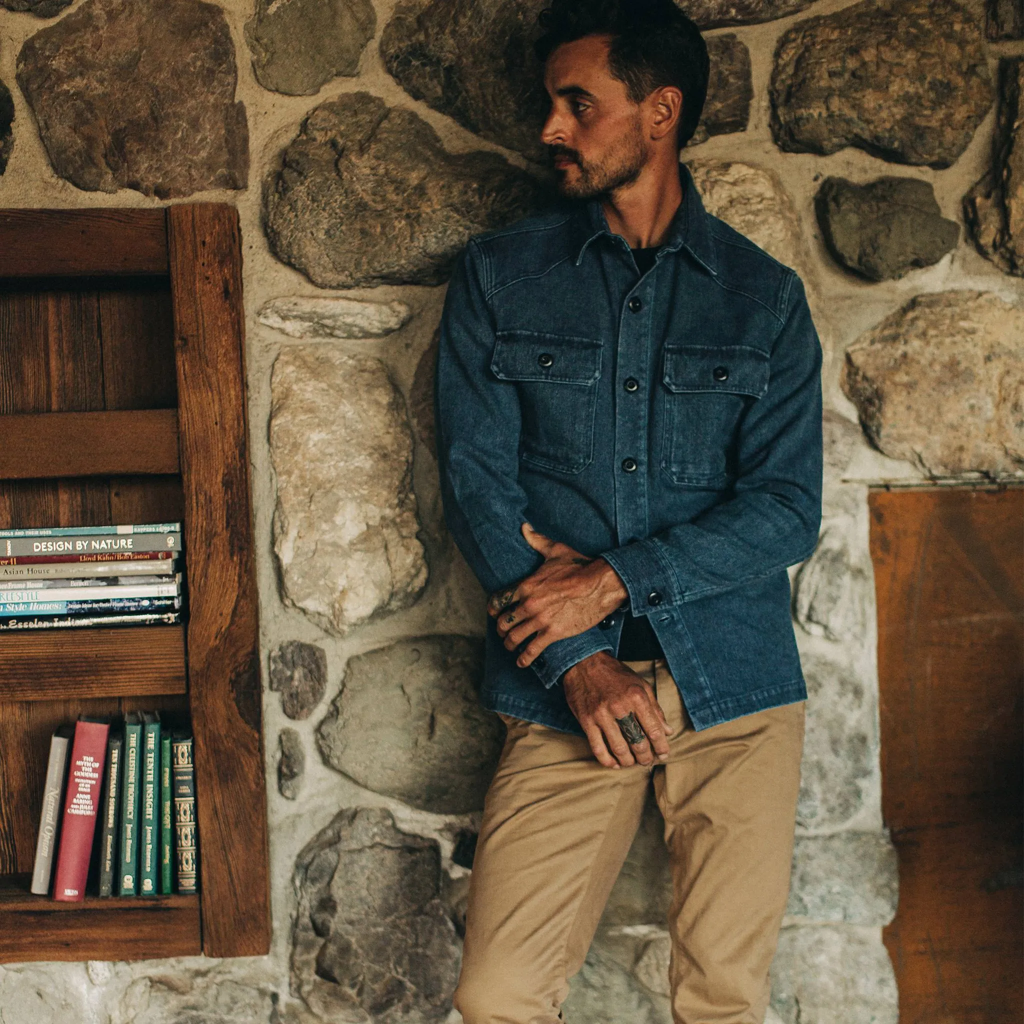 The Shop Shirt in Indigo Boss Duck sold by Taylor Stitch product image thumbnail 2