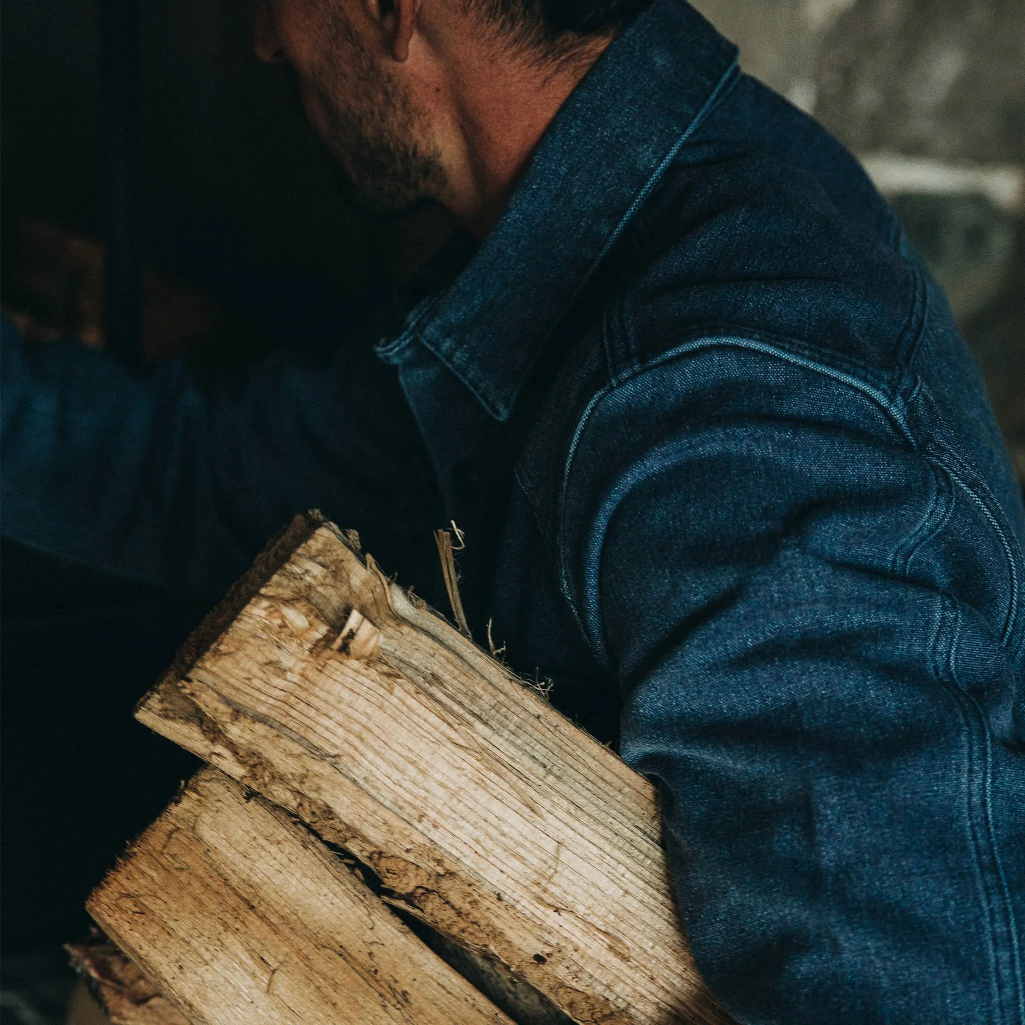 The Shop Shirt in Indigo Boss Duck sold by Taylor Stitch product image thumbnail 4