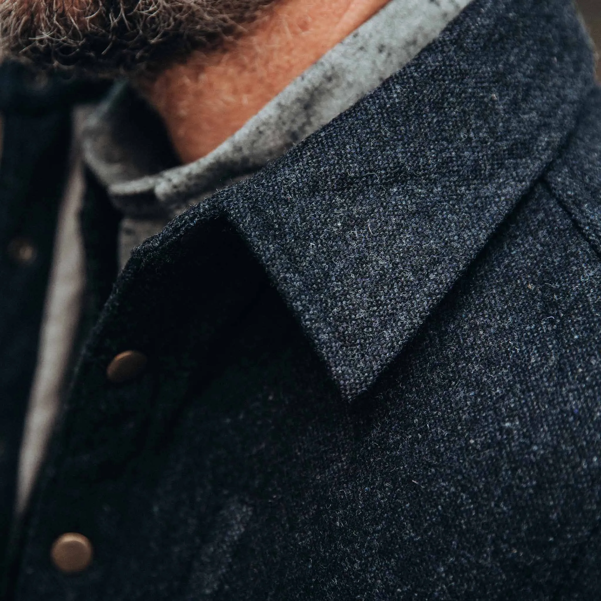 The Wilton Jacket in Navy Birdseye Wool sold by Taylor Stitch product image thumbnail 4