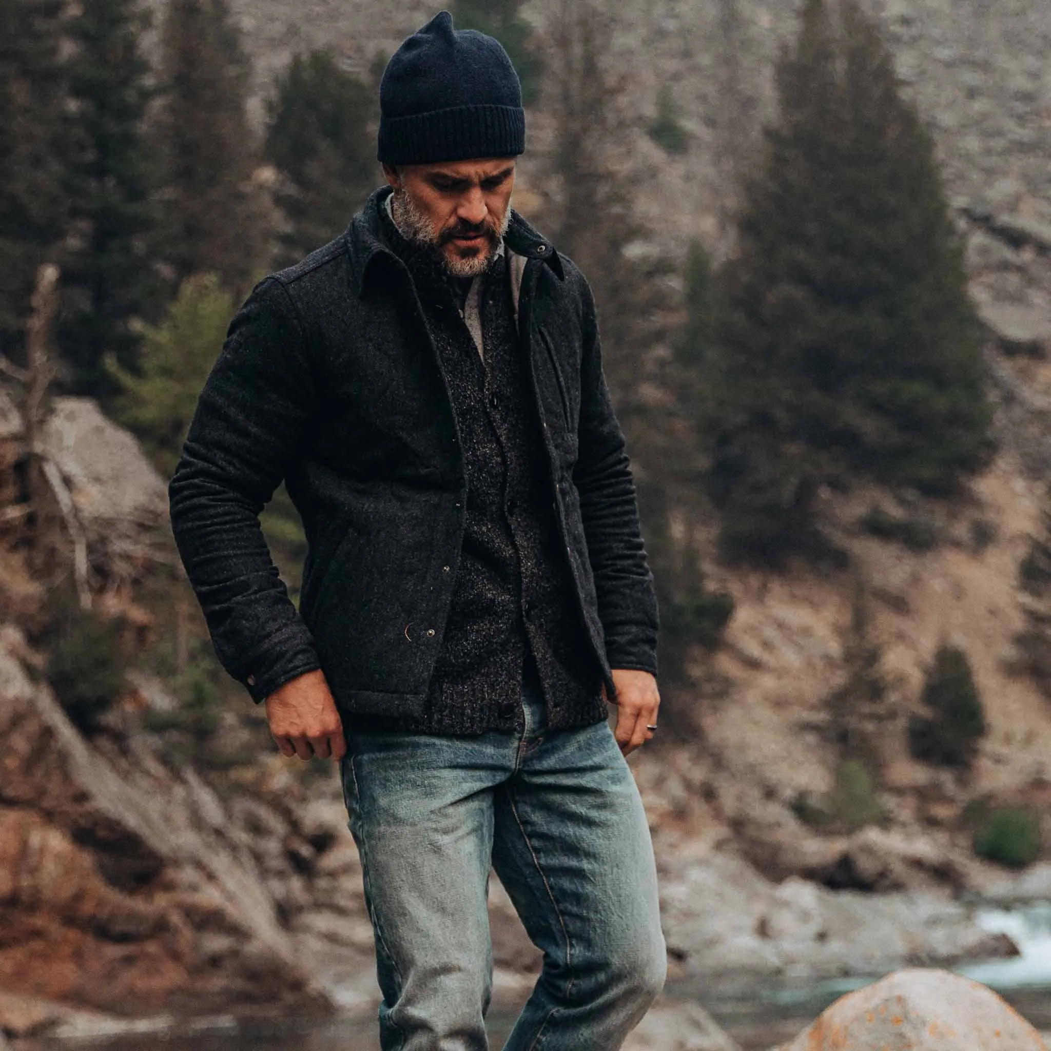 The Wilton Jacket in Navy Birdseye Wool sold by Taylor Stitch product image thumbnail 2