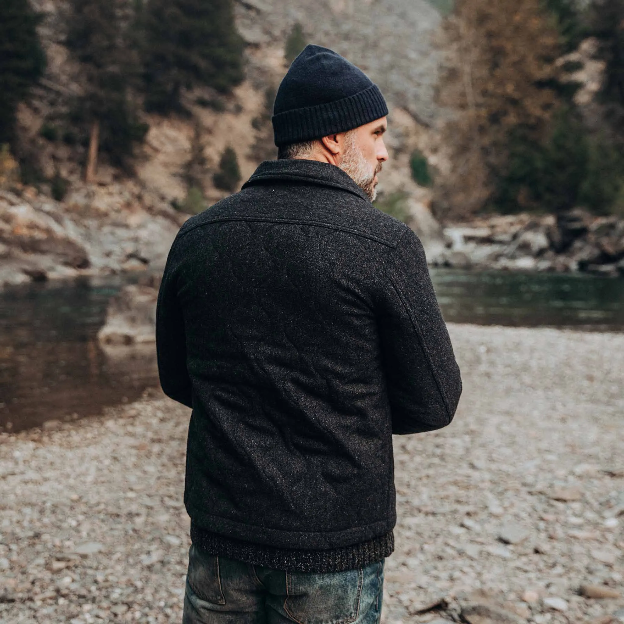 The Wilton Jacket in Navy Birdseye Wool sold by Taylor Stitch product image thumbnail 5