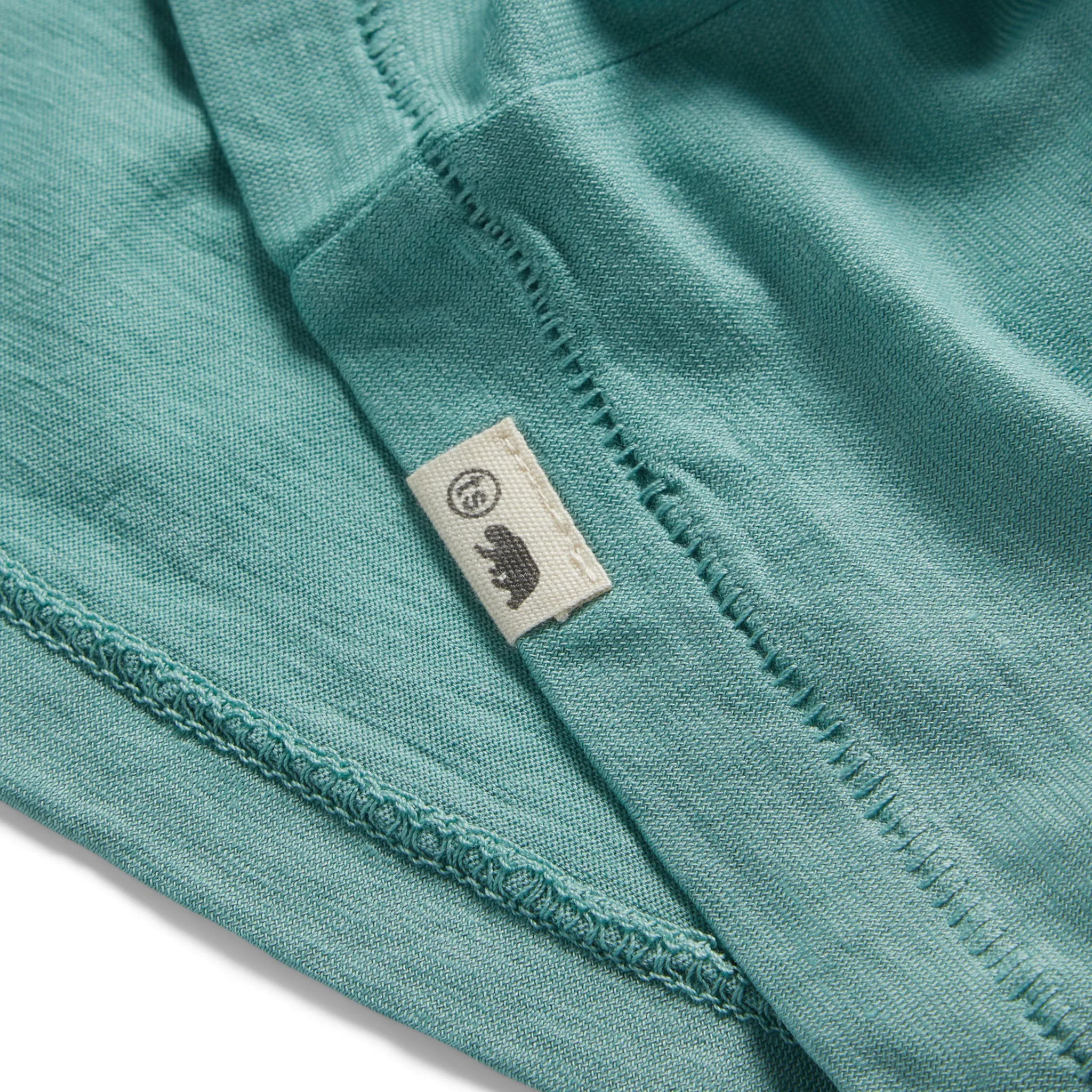 The Cotton Hemp Tee in Teal sold by Taylor Stitch product image thumbnail 5