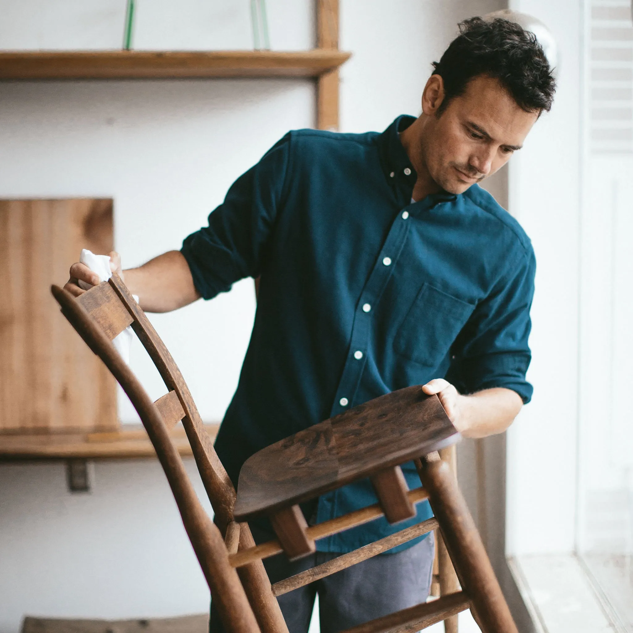 The Jack in Brushed Teal sold by Taylor Stitch product image thumbnail 5