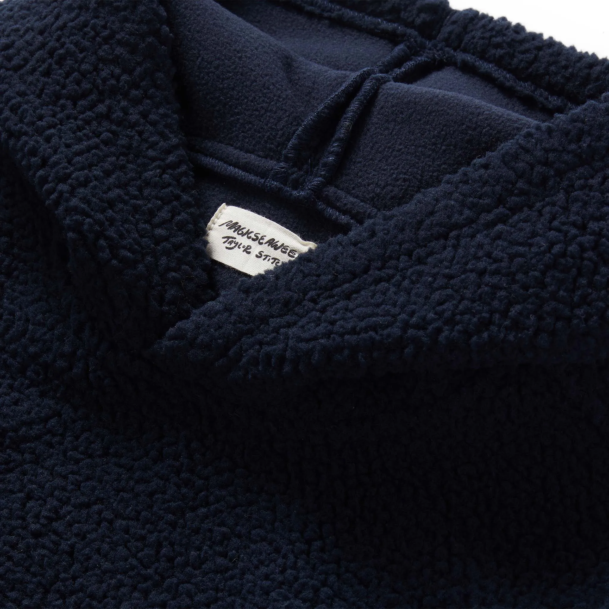 The Nomad Hoodie in Navy Sherpa sold by Taylor Stitch product image thumbnail 5