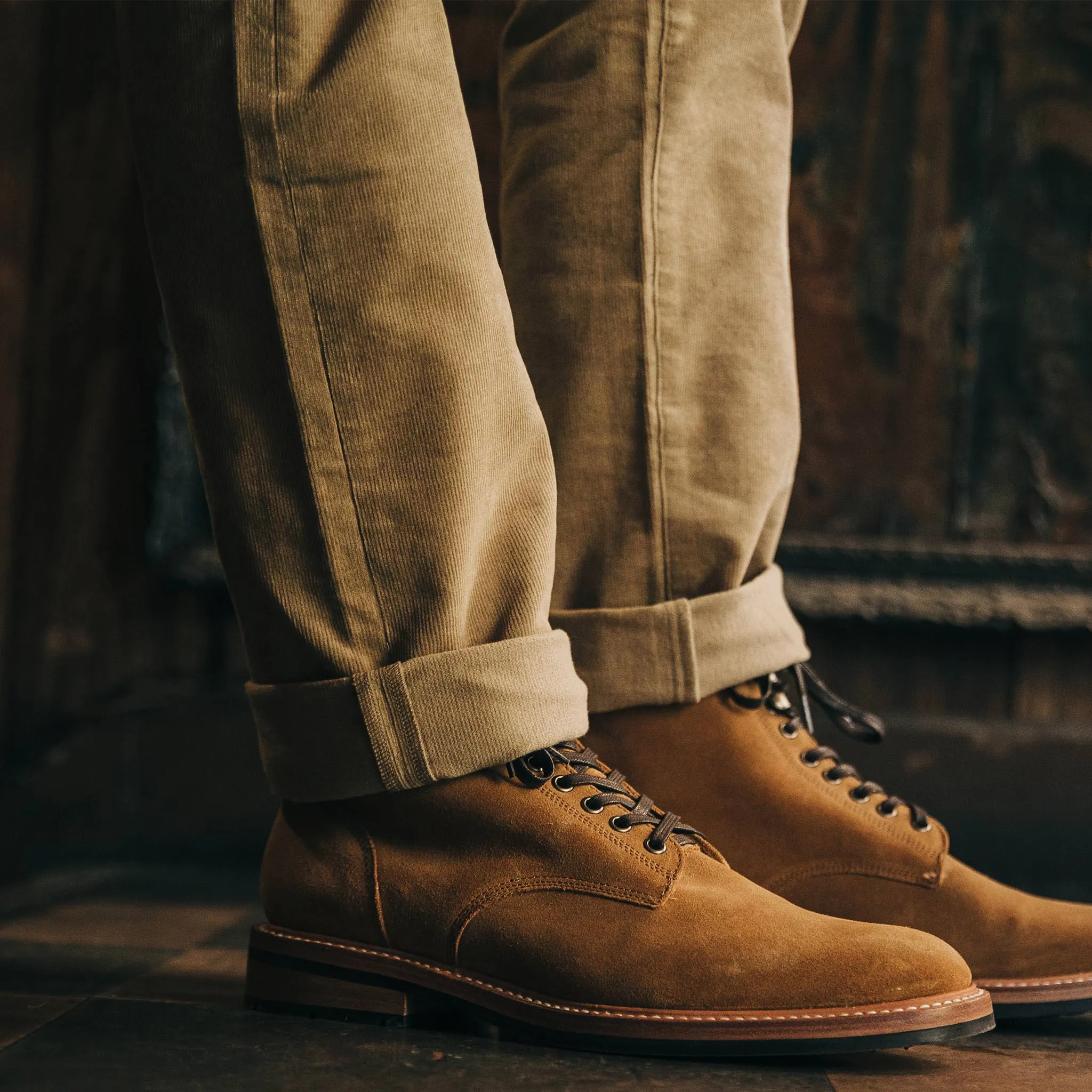 The Democratic All Day Pant in British Khaki Cord sold by Taylor Stitch product image thumbnail 4