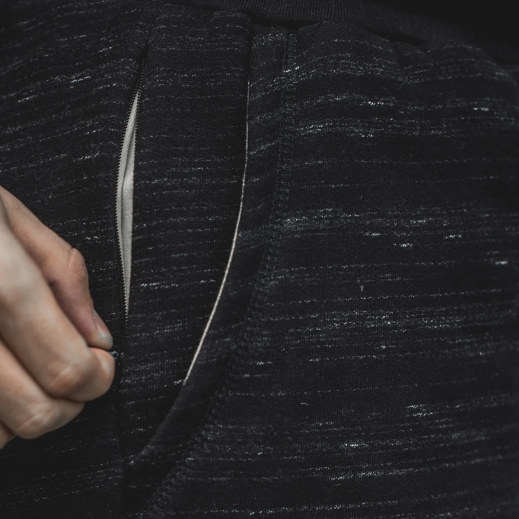 The Travel Pant in Black Fleece sold by Taylor Stitch product image thumbnail 4