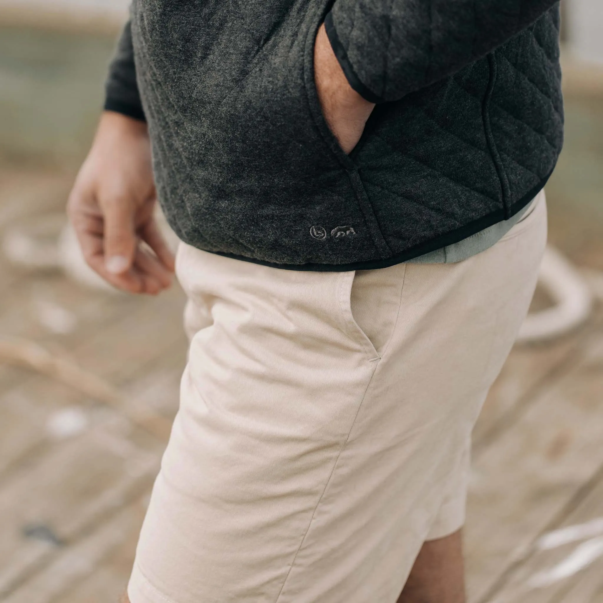 The Foundation Short in Organic Dune sold by Taylor Stitch product image thumbnail 3