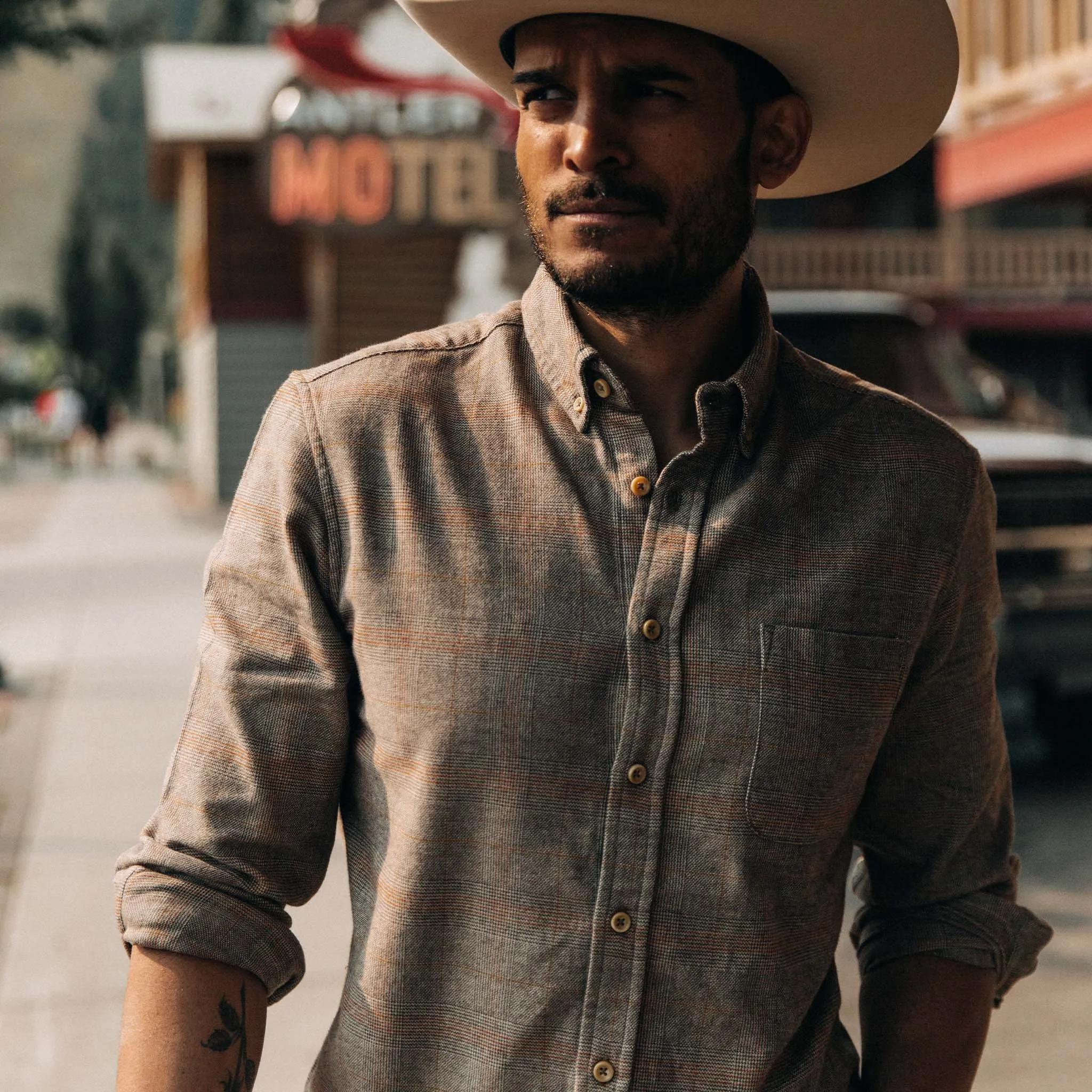 The Jack in Gravel Check sold by Taylor Stitch product image thumbnail 4