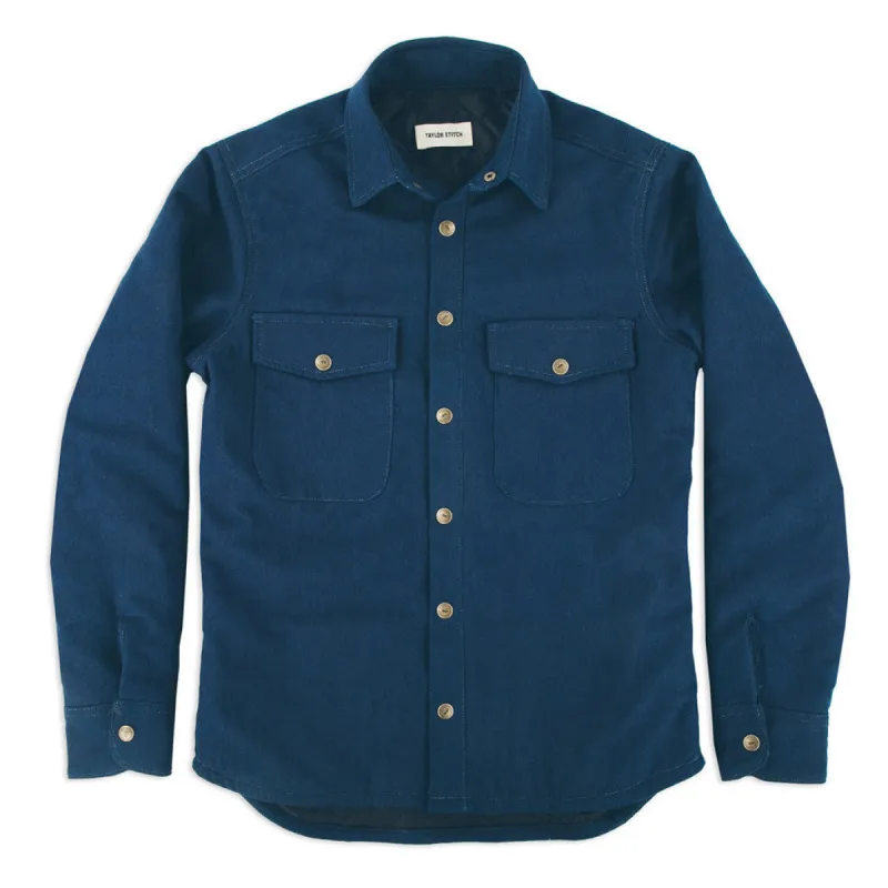 The Task Jacket in Indigo Canvas sold by Taylor Stitch