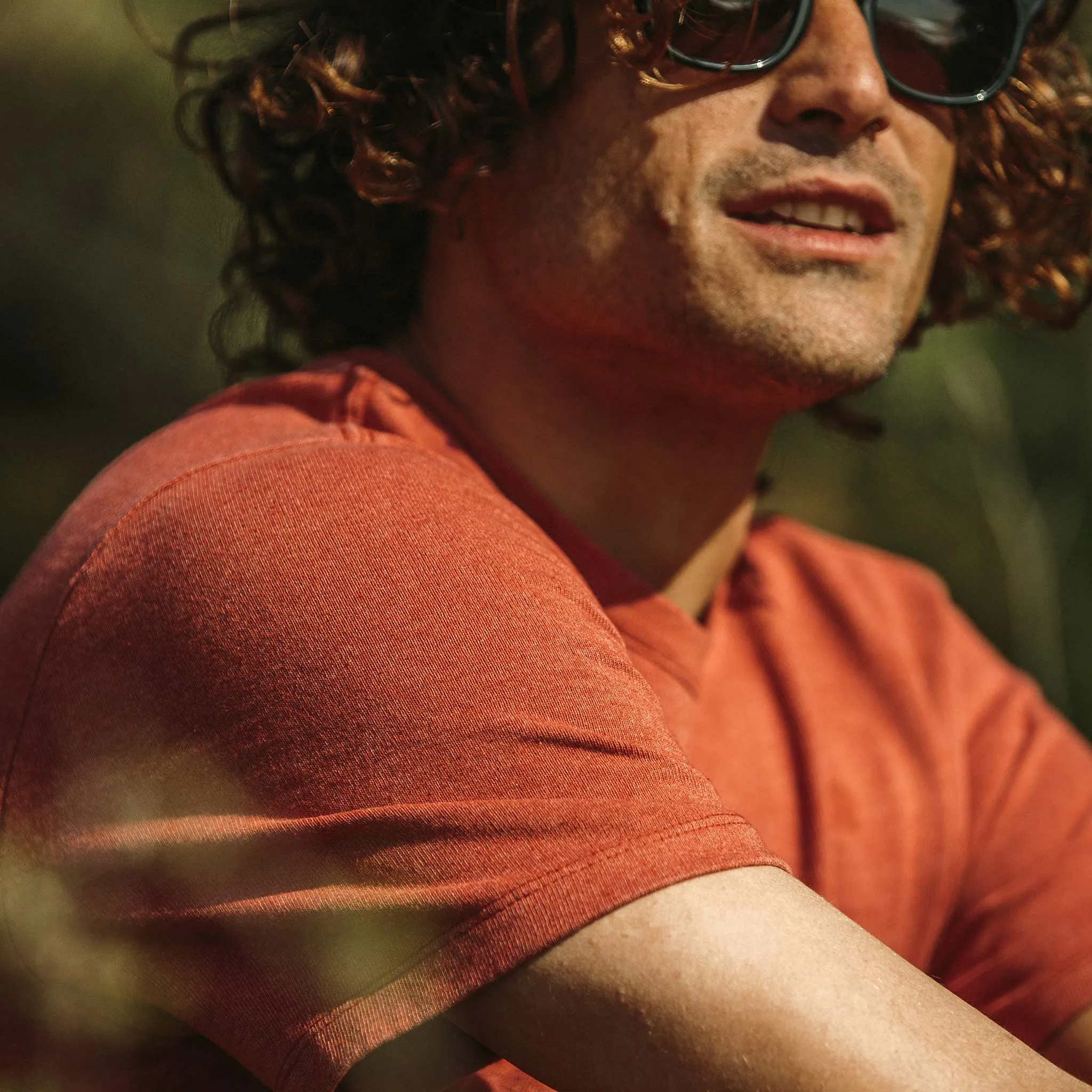 The Heavy Bag Tee in Washed Rust sold by Taylor Stitch product image thumbnail 4