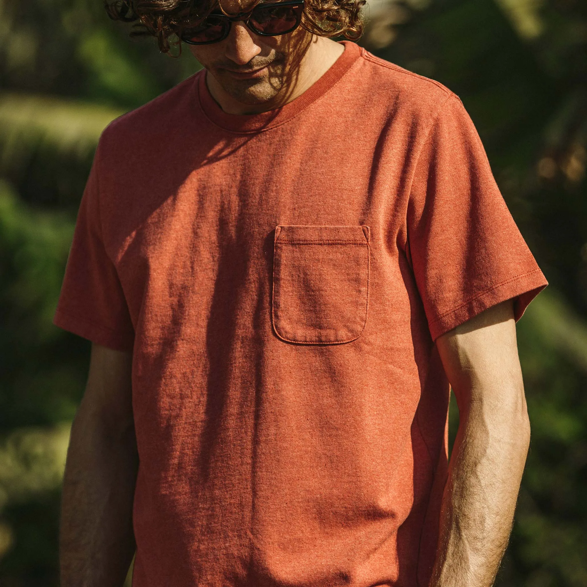 The Heavy Bag Tee in Washed Rust sold by Taylor Stitch product image thumbnail 2