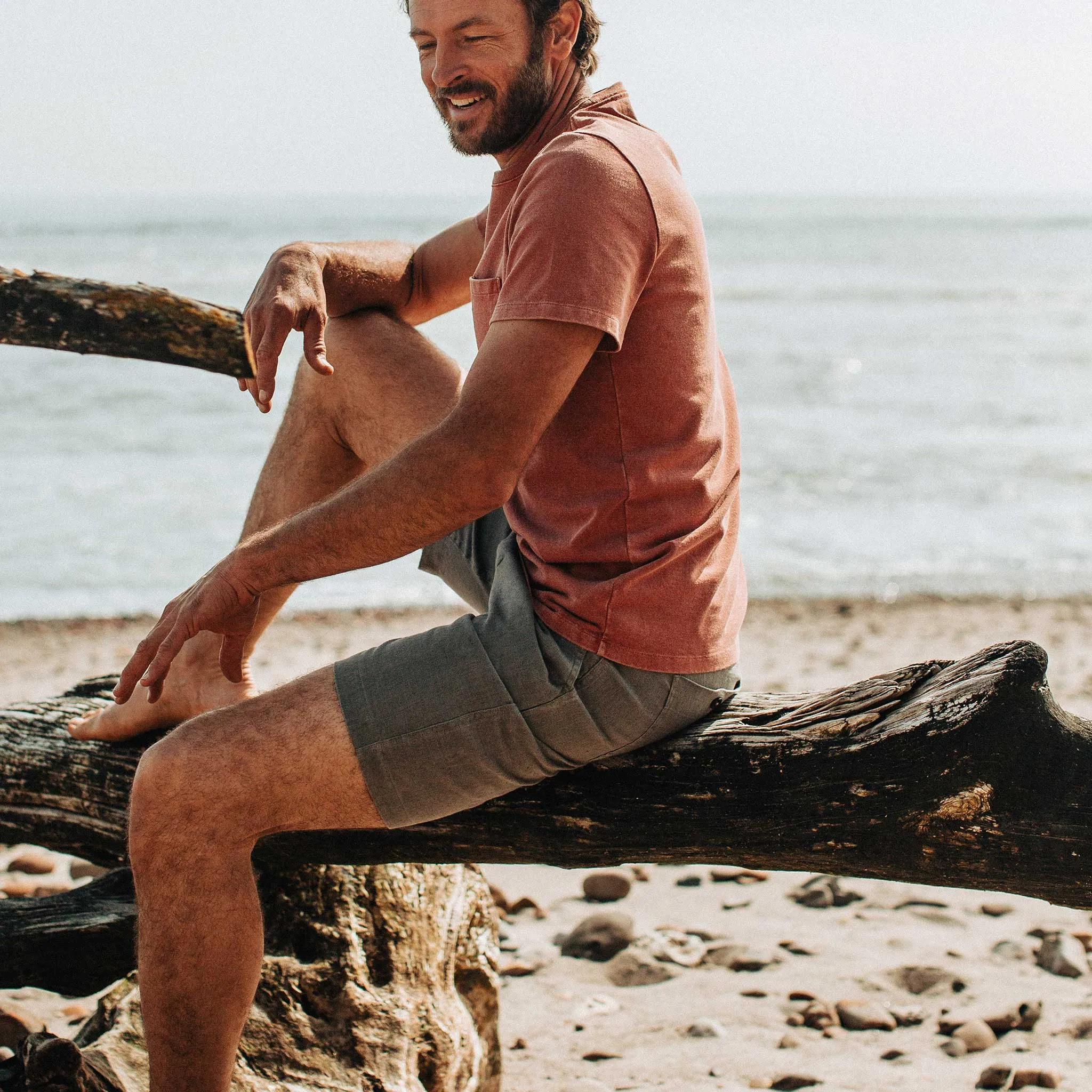 The Après Short in Ash Hemp sold by Taylor Stitch product image thumbnail 3