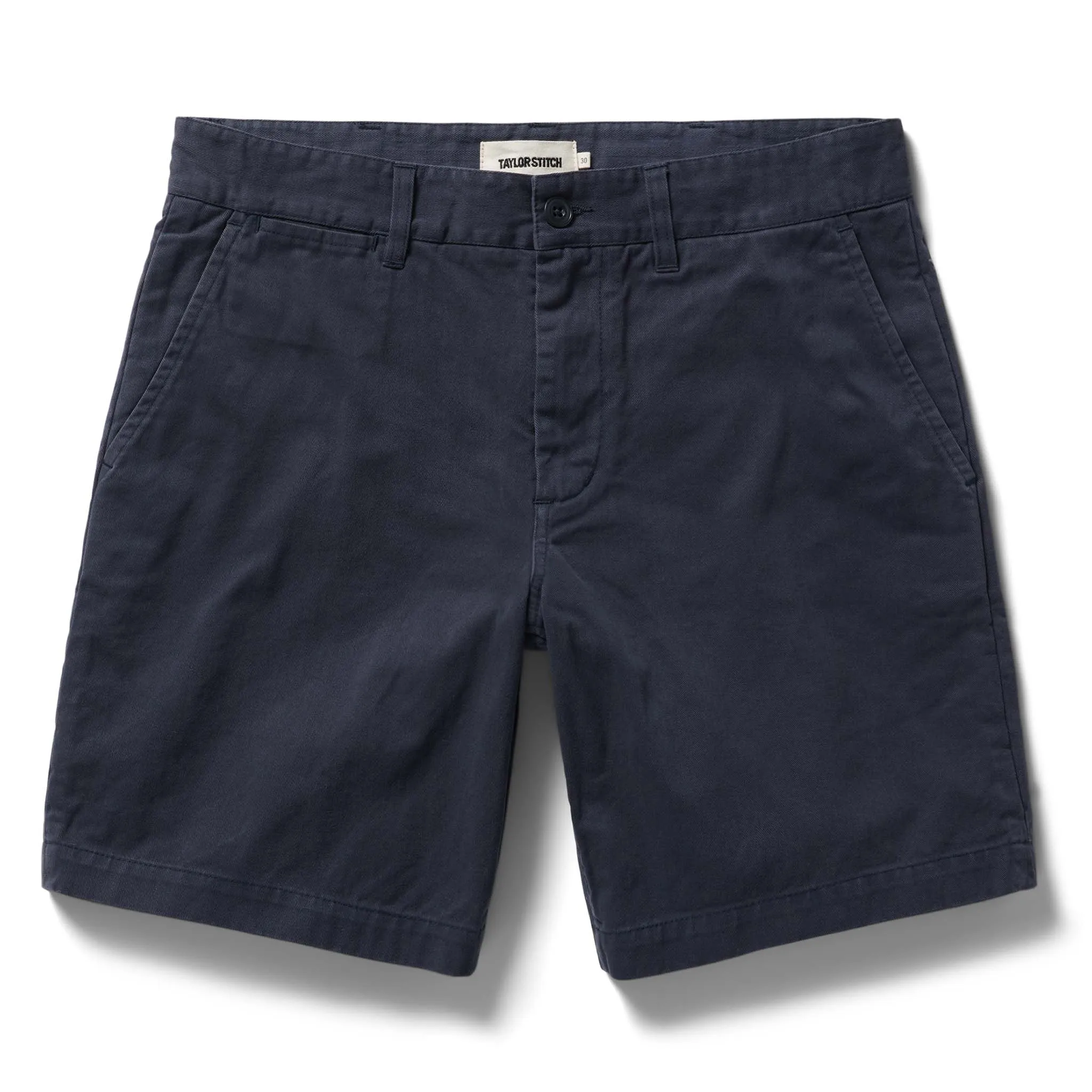 The Foundation Short in Organic Marine sold by Taylor Stitch