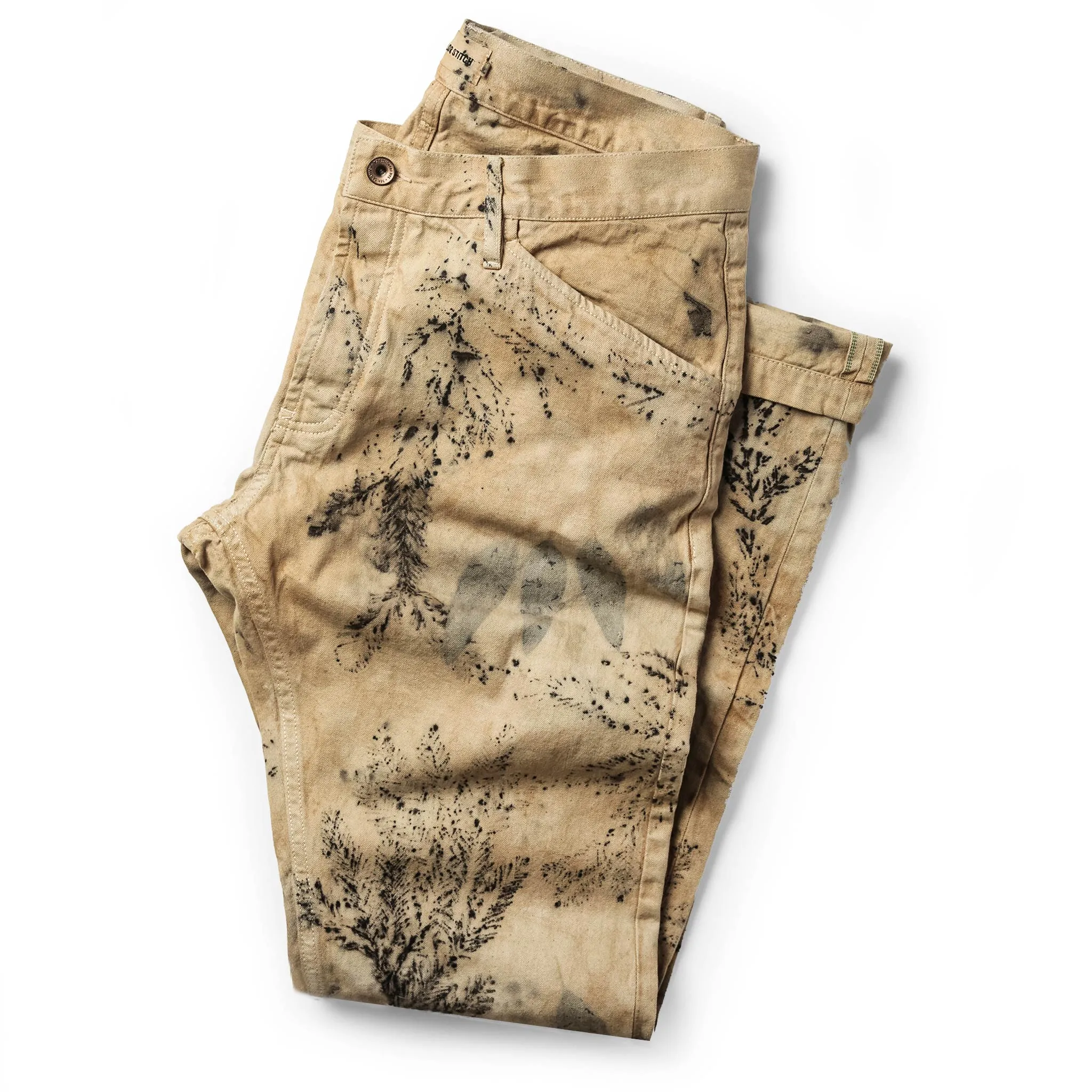 The Meier Camp Pant in Natural Selvage 34 sold by Taylor Stitch