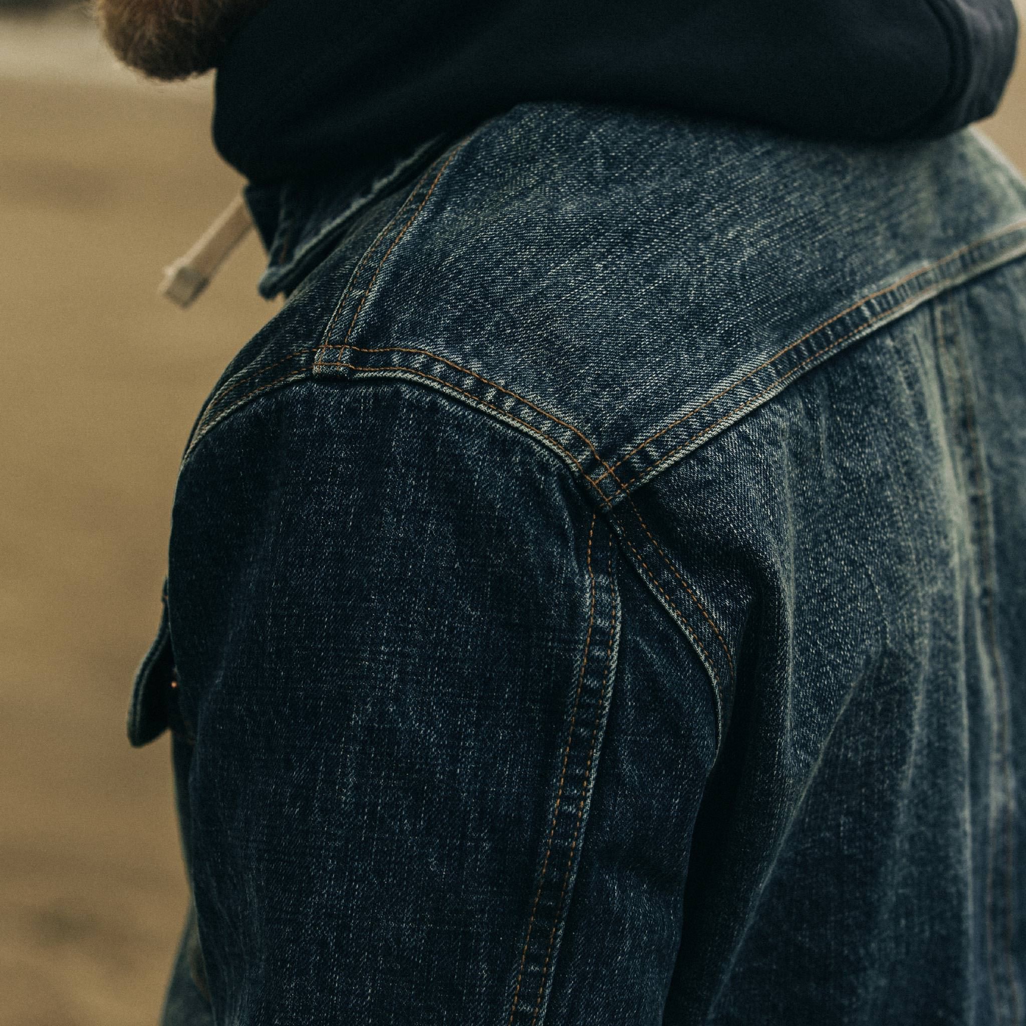 The Long Haul Jacket in Sawyer Wash Organic Selvage sold by Taylor Stitch product image thumbnail 4