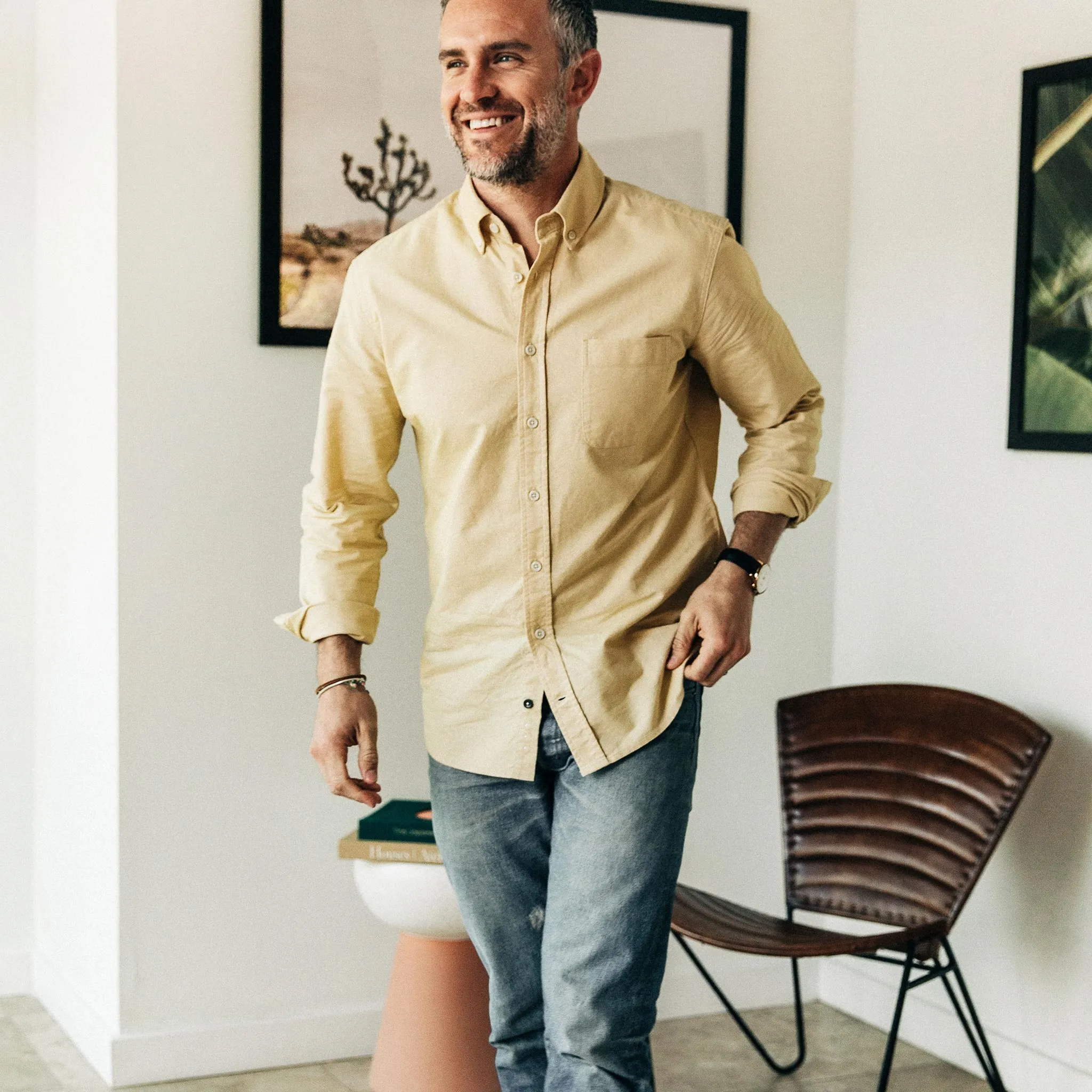 The Jack in Straw Everyday Oxford sold by Taylor Stitch product image thumbnail 2