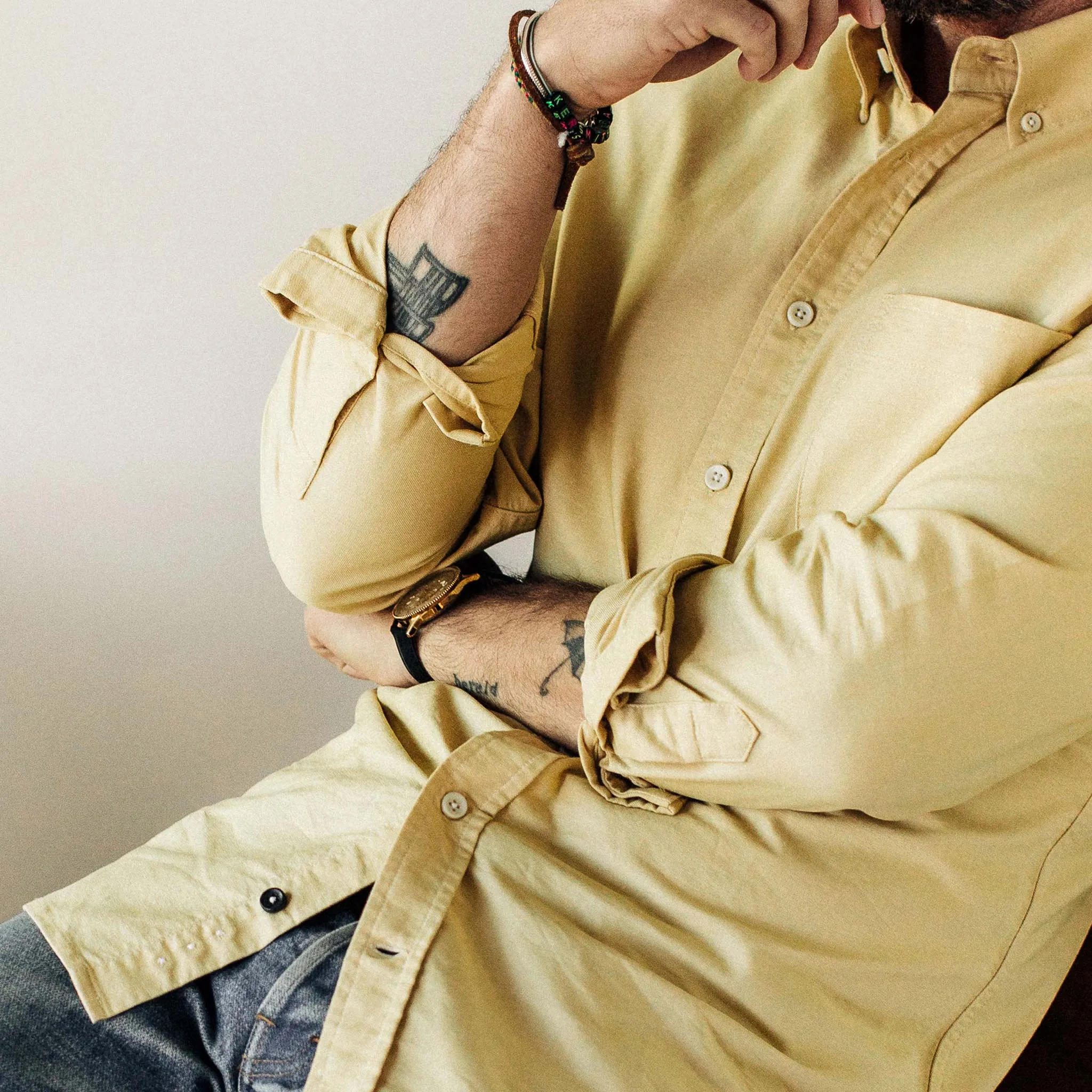 The Jack in Straw Everyday Oxford sold by Taylor Stitch product image thumbnail 4