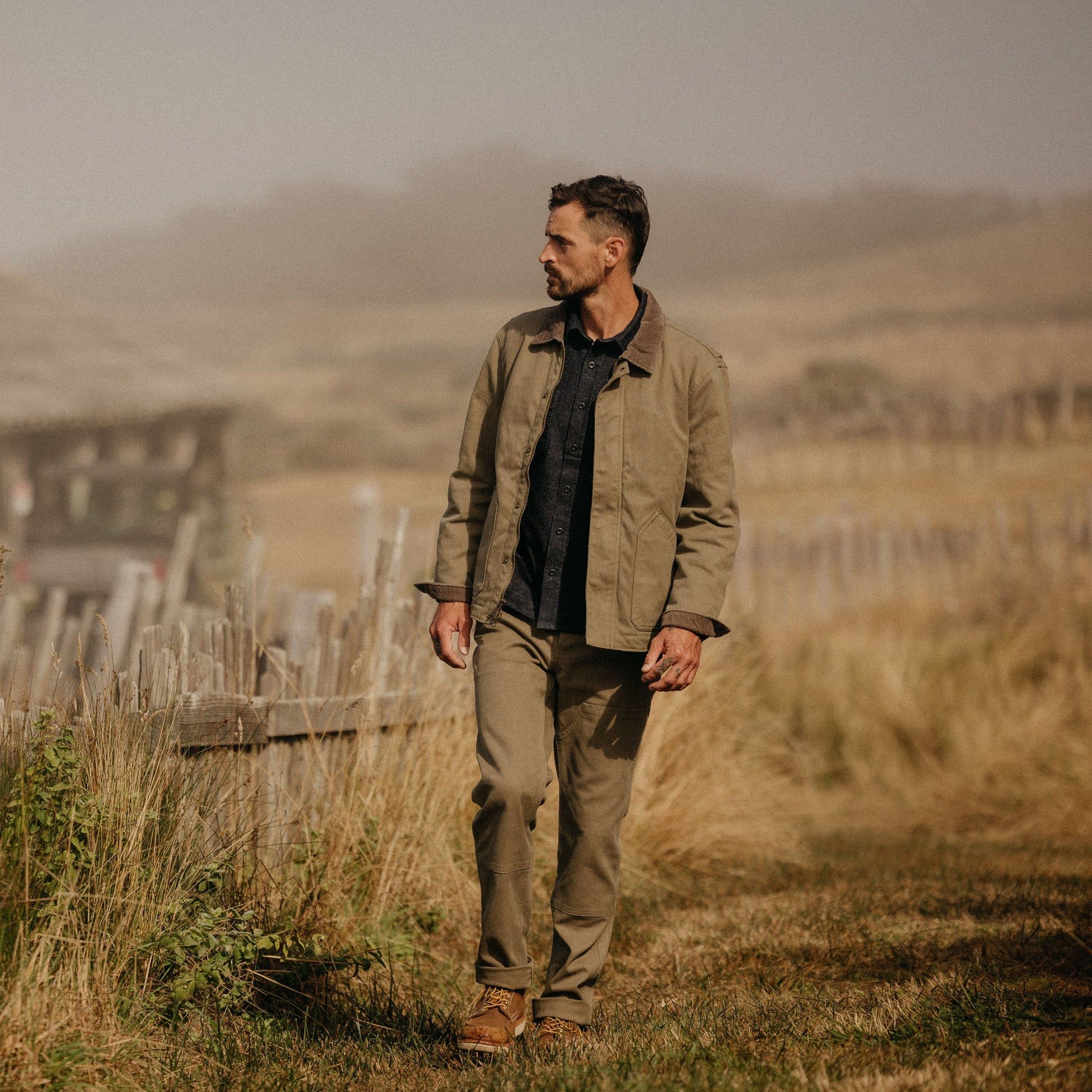 The Chore Pant in Stone Boss Duck sold by Taylor Stitch product image thumbnail 2