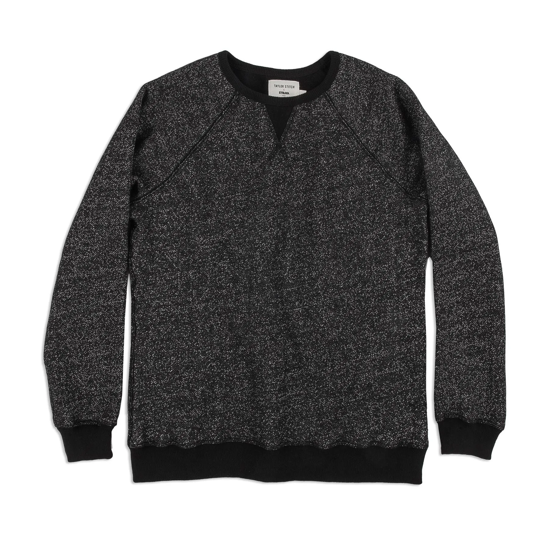 The Women's Apres Crewneck in Salt and Pepper Fleece sold by Taylor Stitch