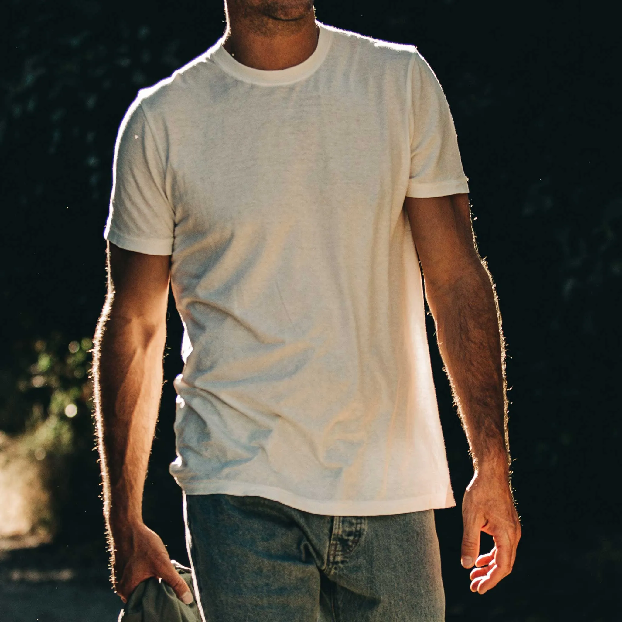 The Cotton Hemp Tee in Natural sold by Taylor Stitch product image thumbnail 5