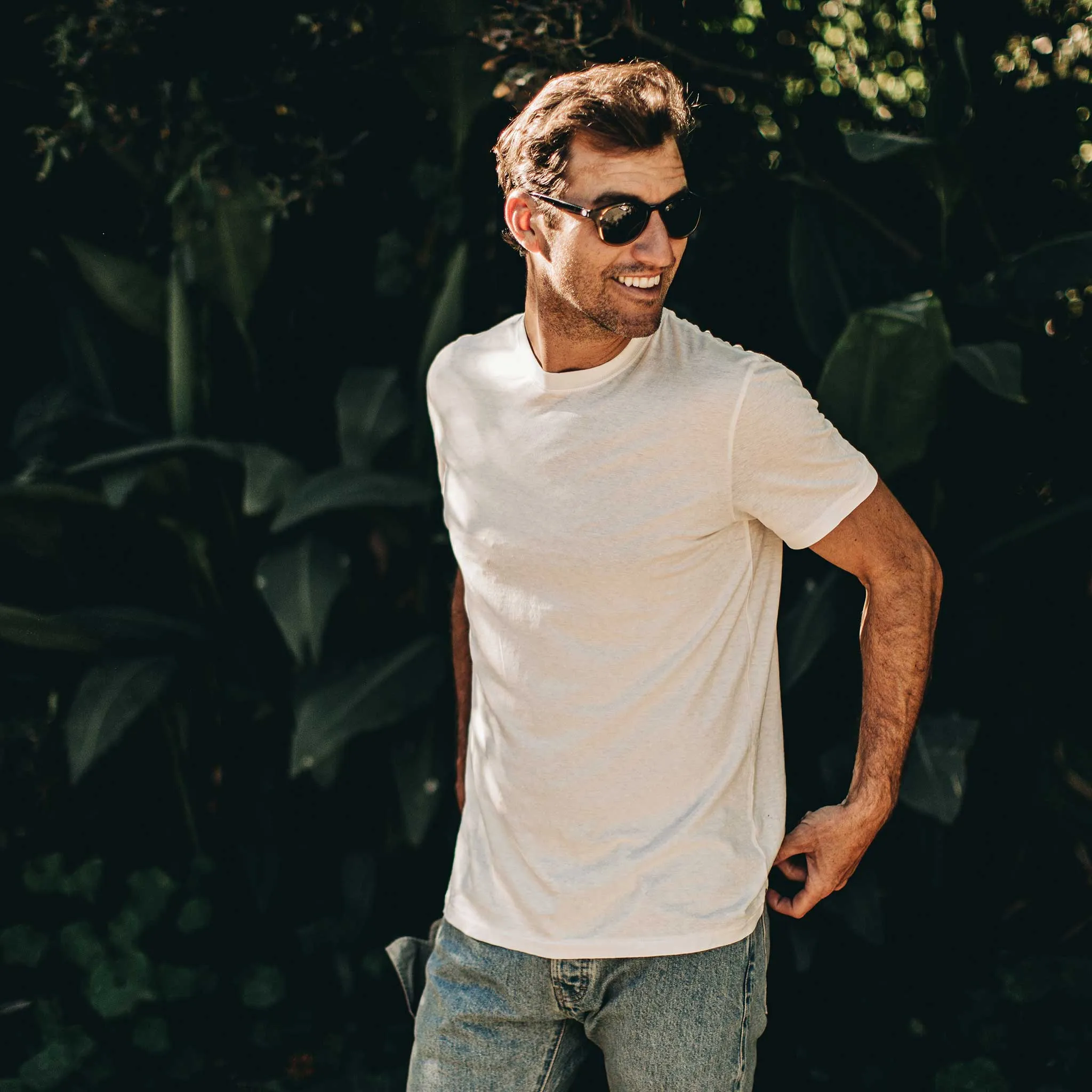 The Cotton Hemp Tee in Natural sold by Taylor Stitch product image thumbnail 2