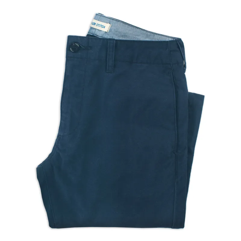 The Curator Pant in Navy sold by Taylor Stitch