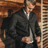 The Gibson Jacket in Charcoal sold by Taylor Stitch