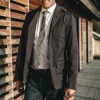 The Gibson Jacket in Charcoal sold by Taylor Stitch