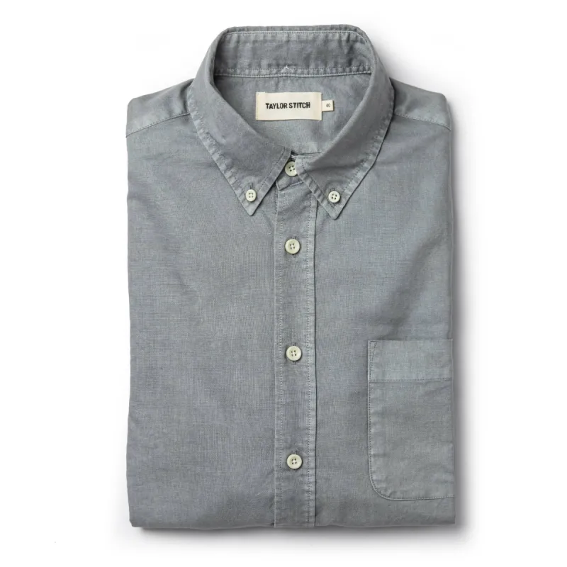 The Jack in Bay Mist Oxford sold by Taylor Stitch