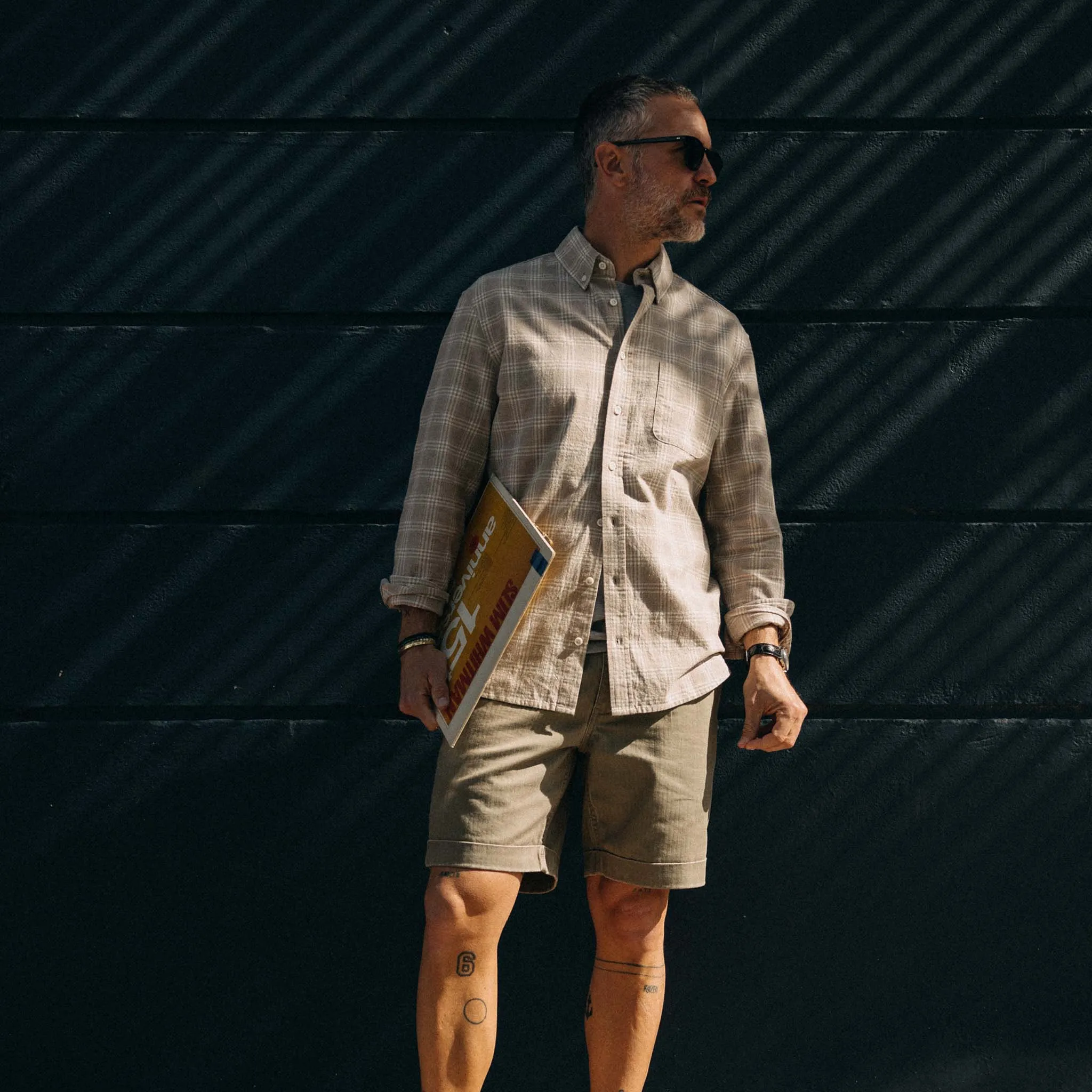 The Matlow Short in Baked Soil Herringbone sold by Taylor Stitch product image thumbnail 5