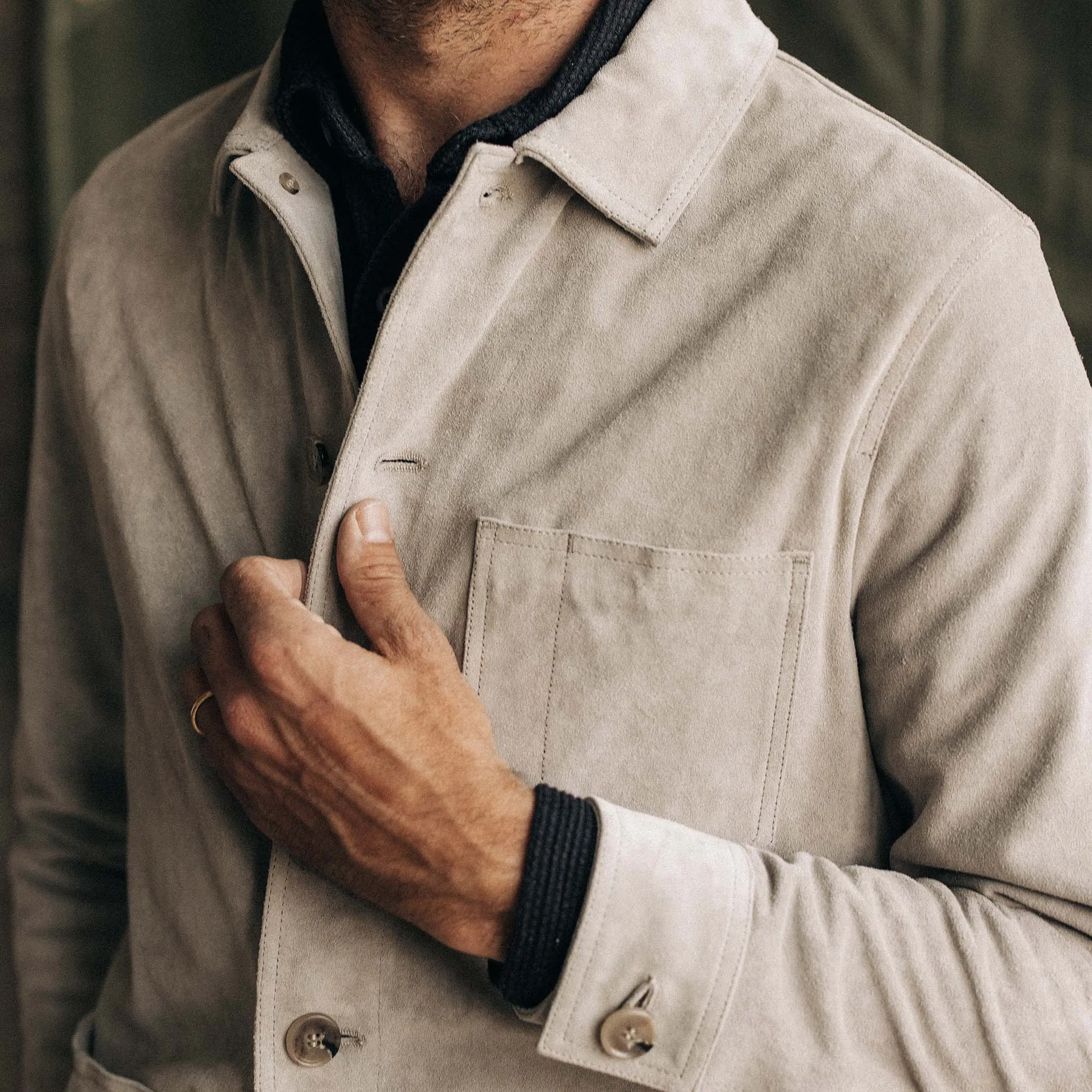 【ohotoro/オオトロ】 Henry Suede Jacket 即日発送 完売 新品 ohotoro Henry Suede Jacket