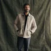 The Ojai Jacket in Oyster Suede sold by Taylor Stitch