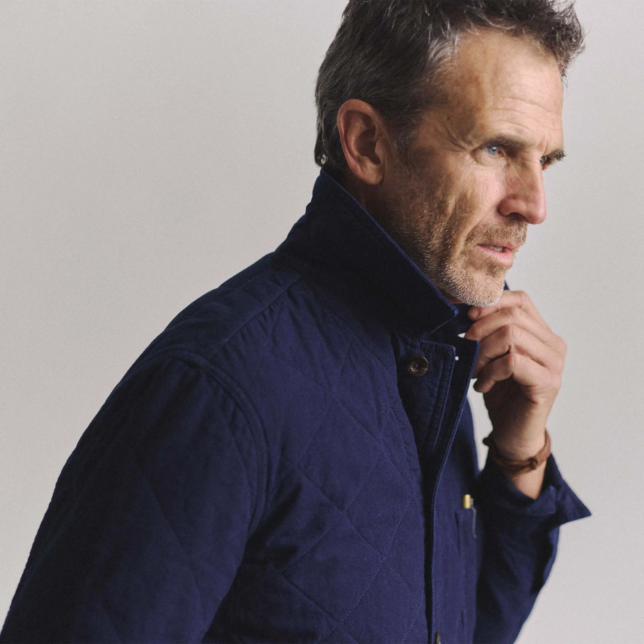 The Ojai Jacket in Indigo Diamond Quilt sold by Taylor Stitch product image thumbnail 5