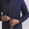 The Ojai Jacket in Indigo Diamond Quilt sold by Taylor Stitch