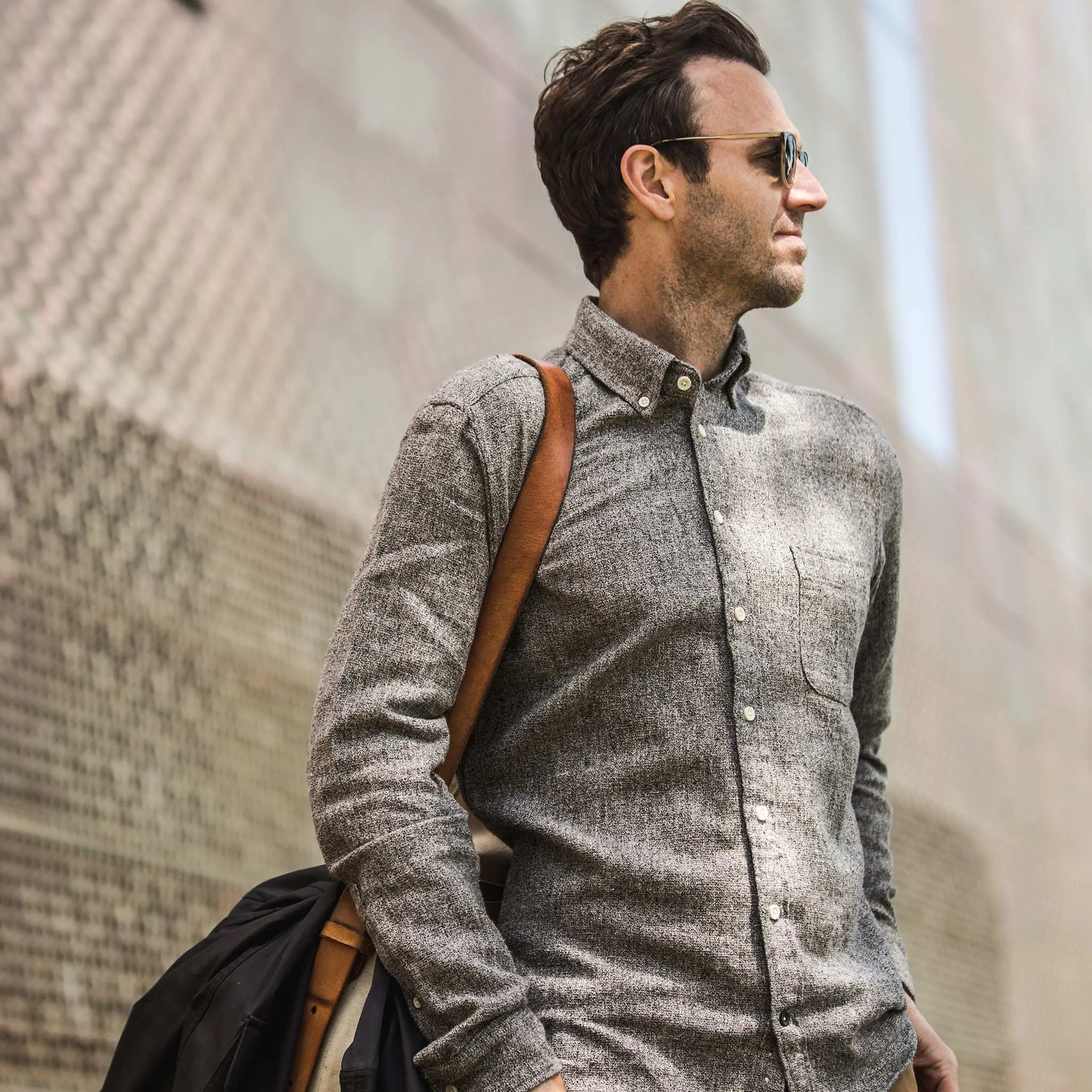 The Jack in Charcoal Hemp Melange sold by Taylor Stitch product image thumbnail 3