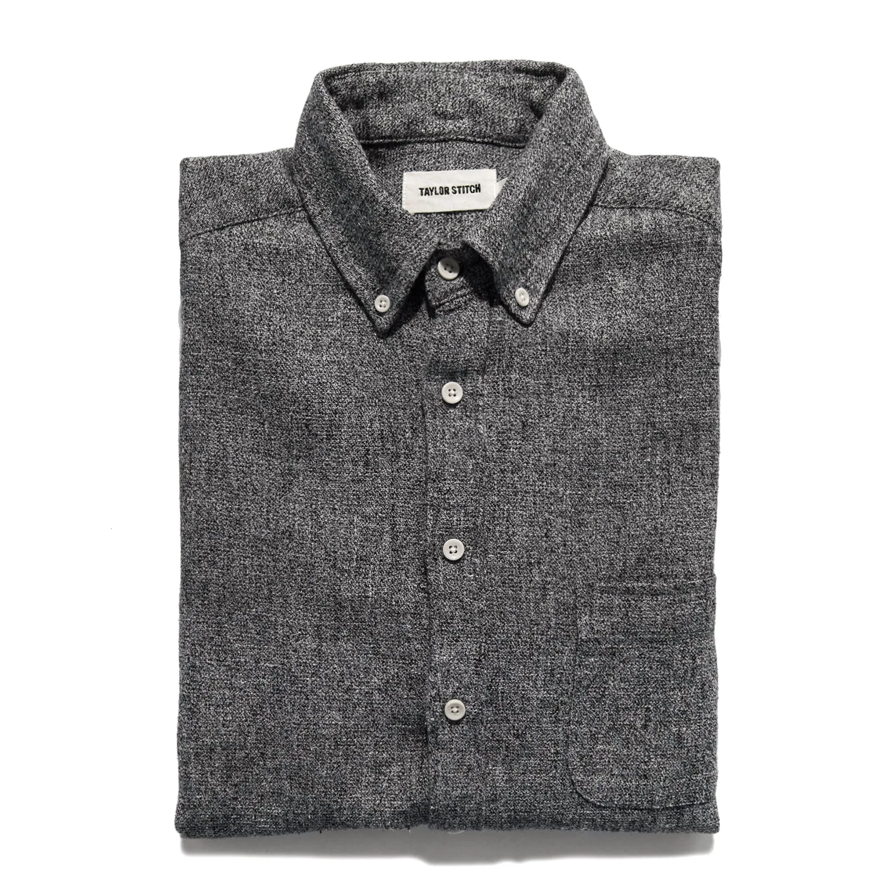 The Jack in Charcoal Hemp Melange sold by Taylor Stitch