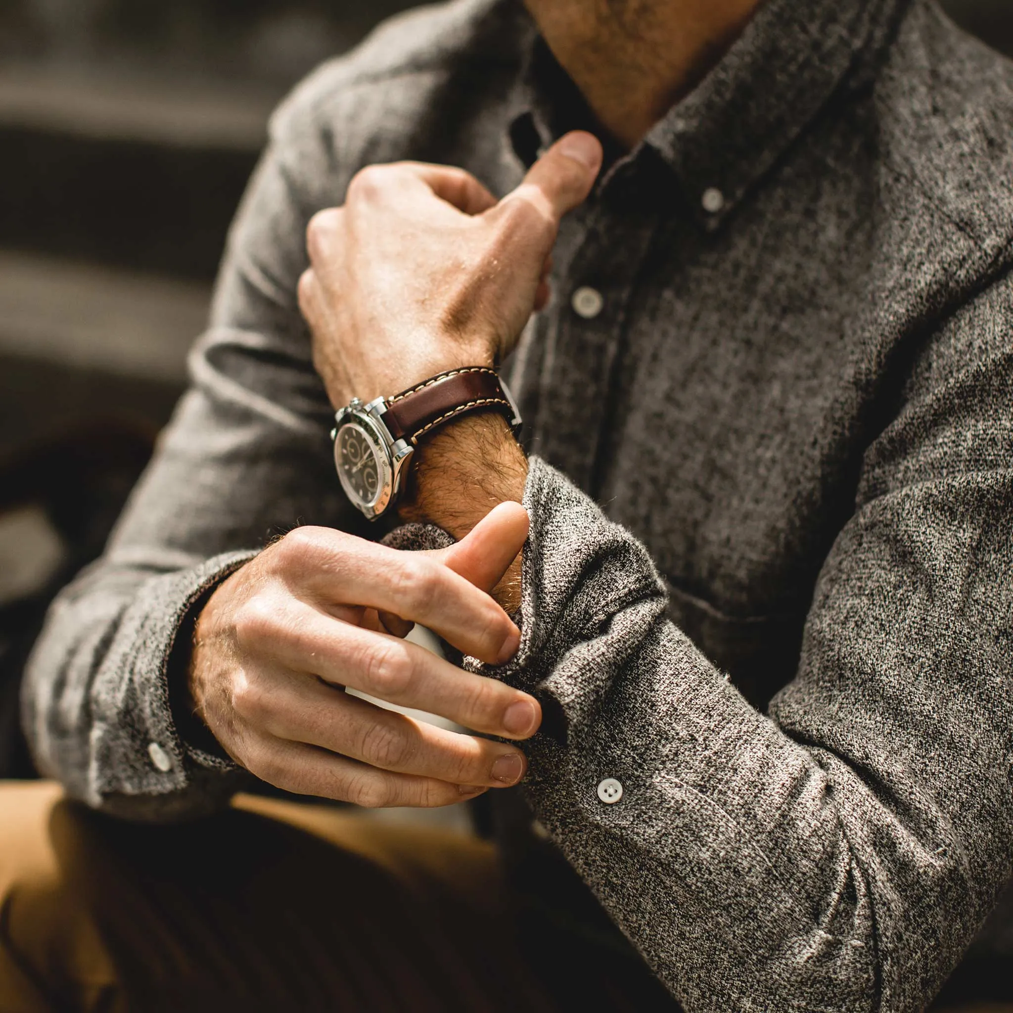 The Jack in Charcoal Hemp Melange sold by Taylor Stitch product image thumbnail 4