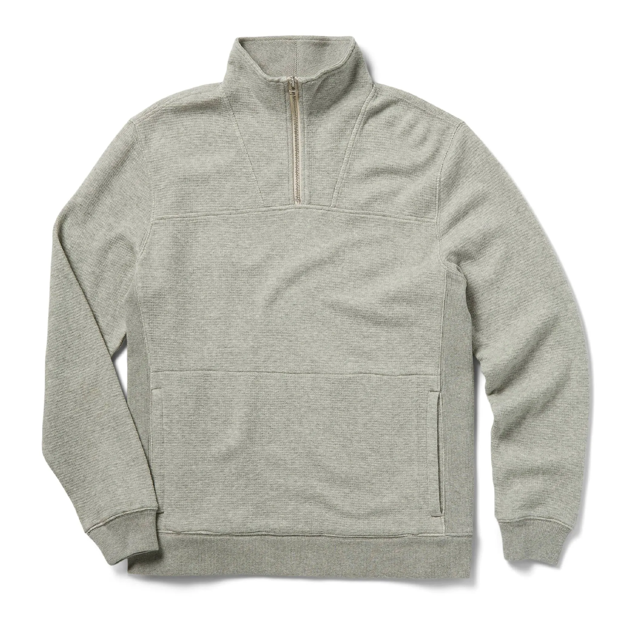 The Horizon Pullover in Ash Double Knit sold by Taylor Stitch