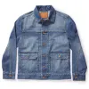The Ryder Jacket in Sun Bleached Denim sold by Taylor Stitch