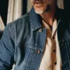 The Ryder Jacket in Sun Bleached Denim sold by Taylor Stitch